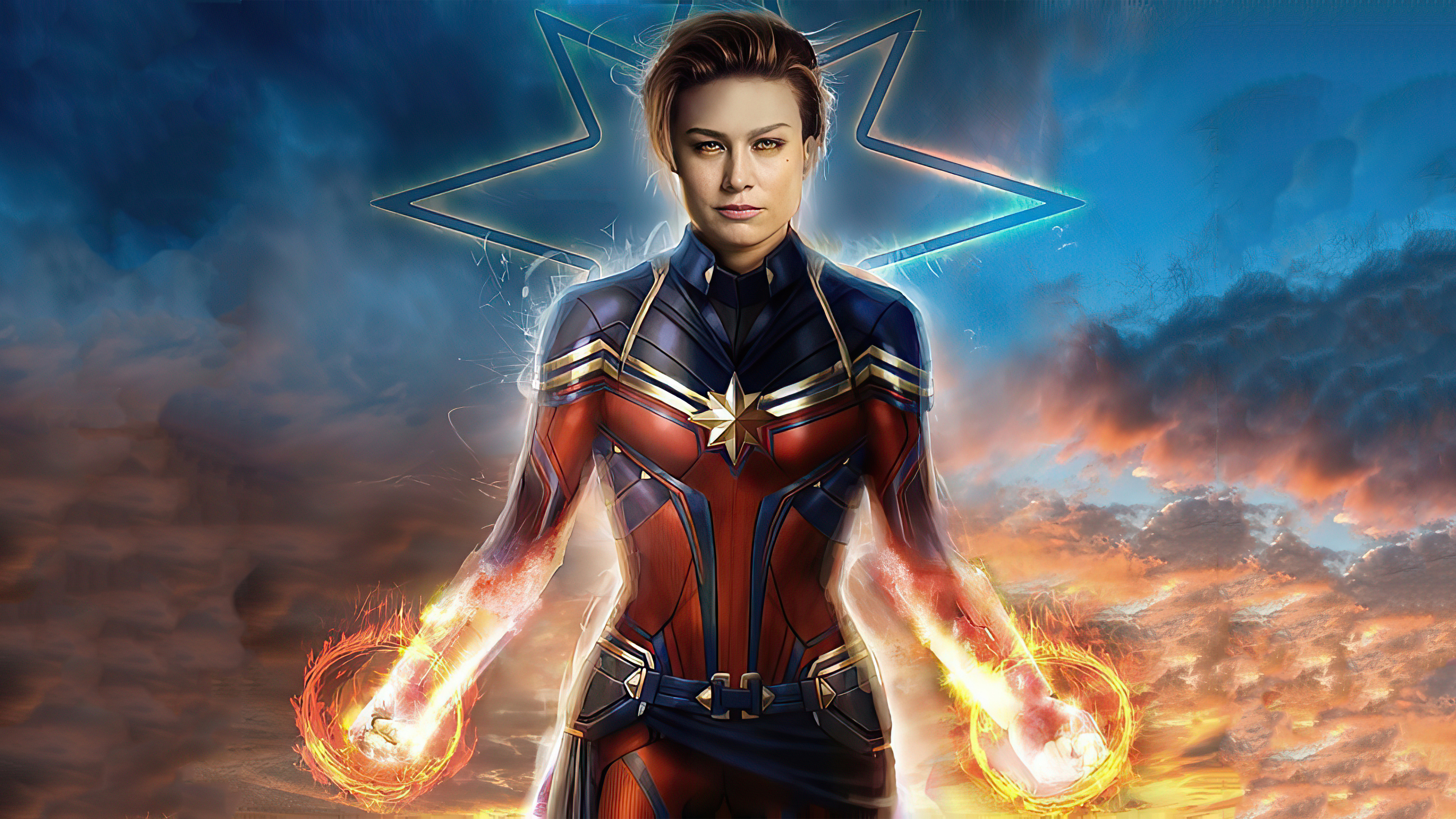 Brie Larson Captain Marvel Wallpapers - Wallpaper Cave, image size:3840x2160