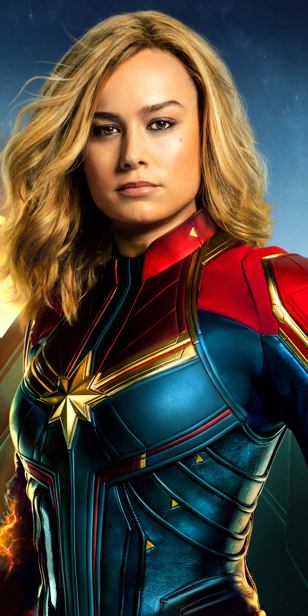 Phone wallpaper: Brie Larson, Captain Marvel, Movie 1326578