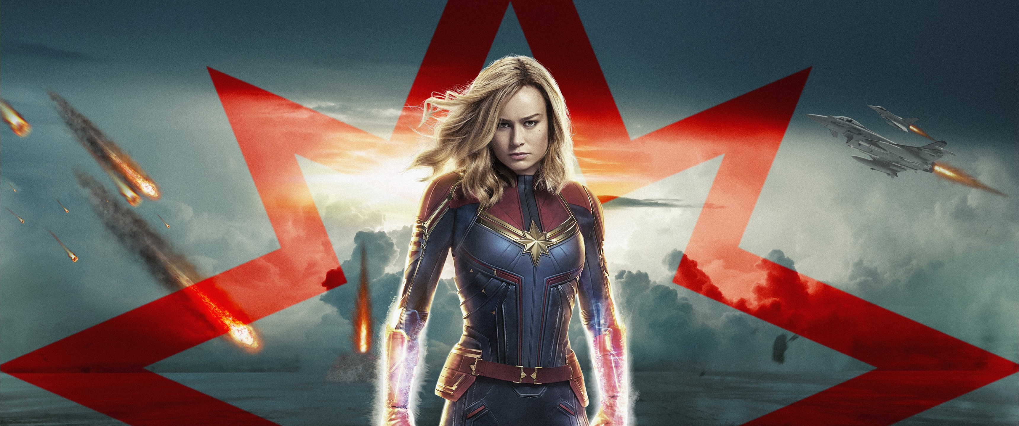 Brie Larson, CAPTAIN MARVEL [3440x1440]