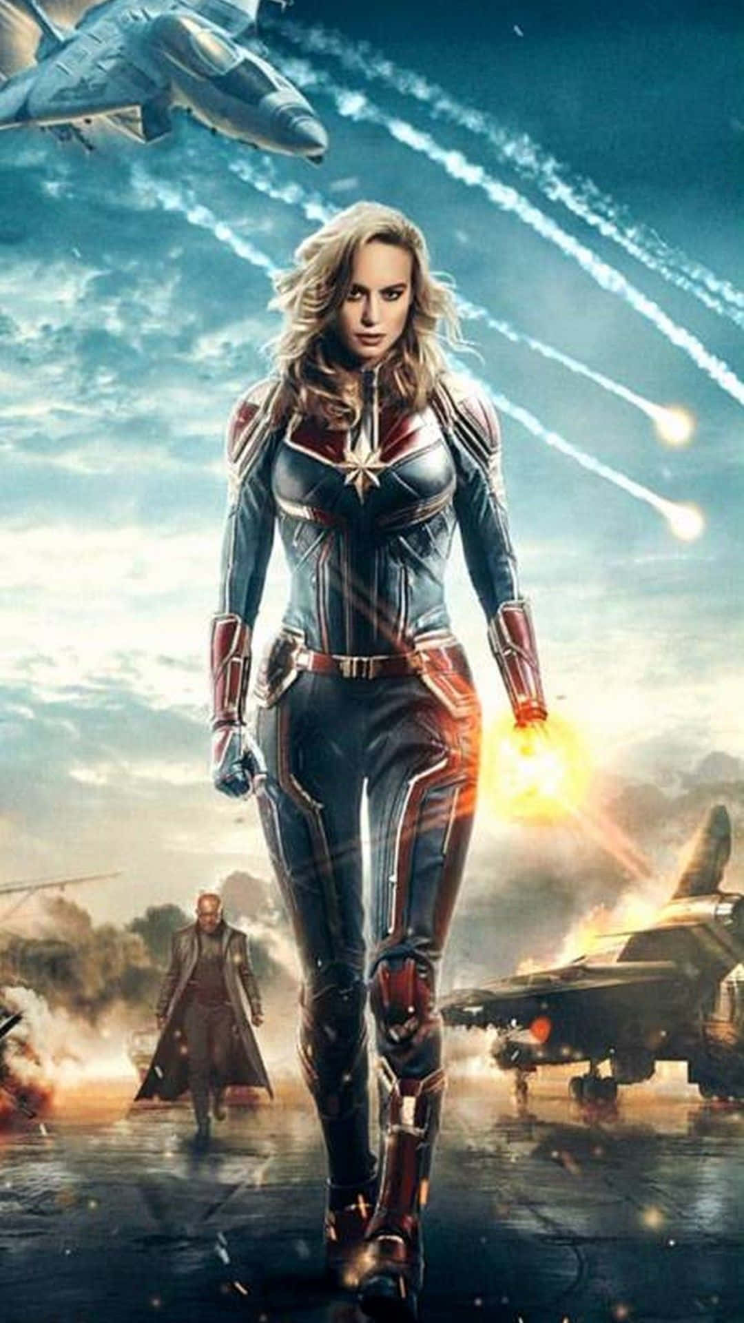 Download Brie Larson as Captain Marvel