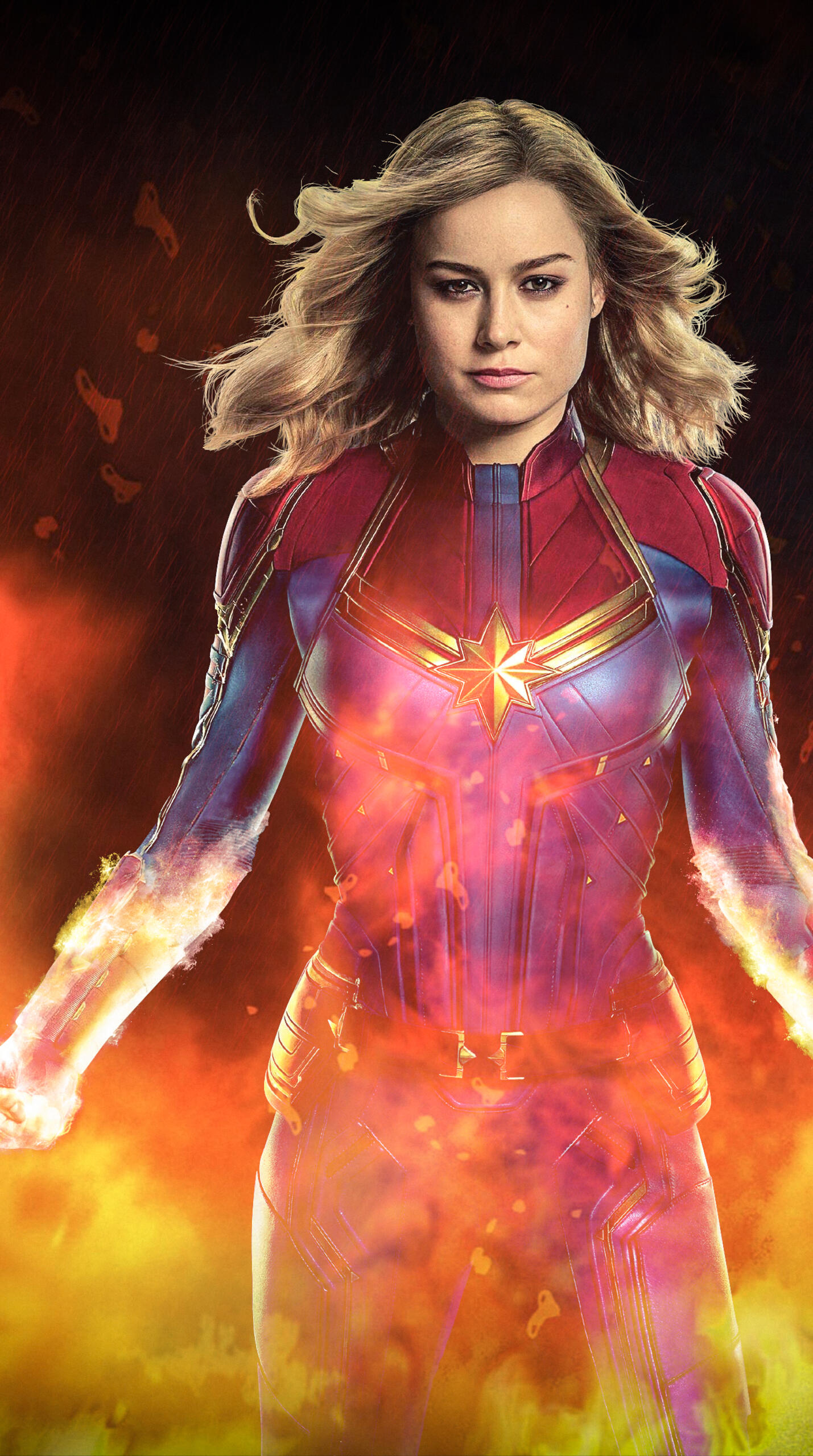 Wallpaper brie larson captain marvel movie captain marvel 1440x2560 QHD from axebourne image and screensavers