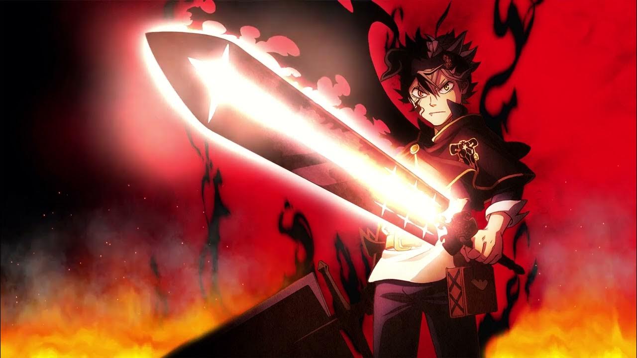 Live wallpaper 4K Black Clover Asta