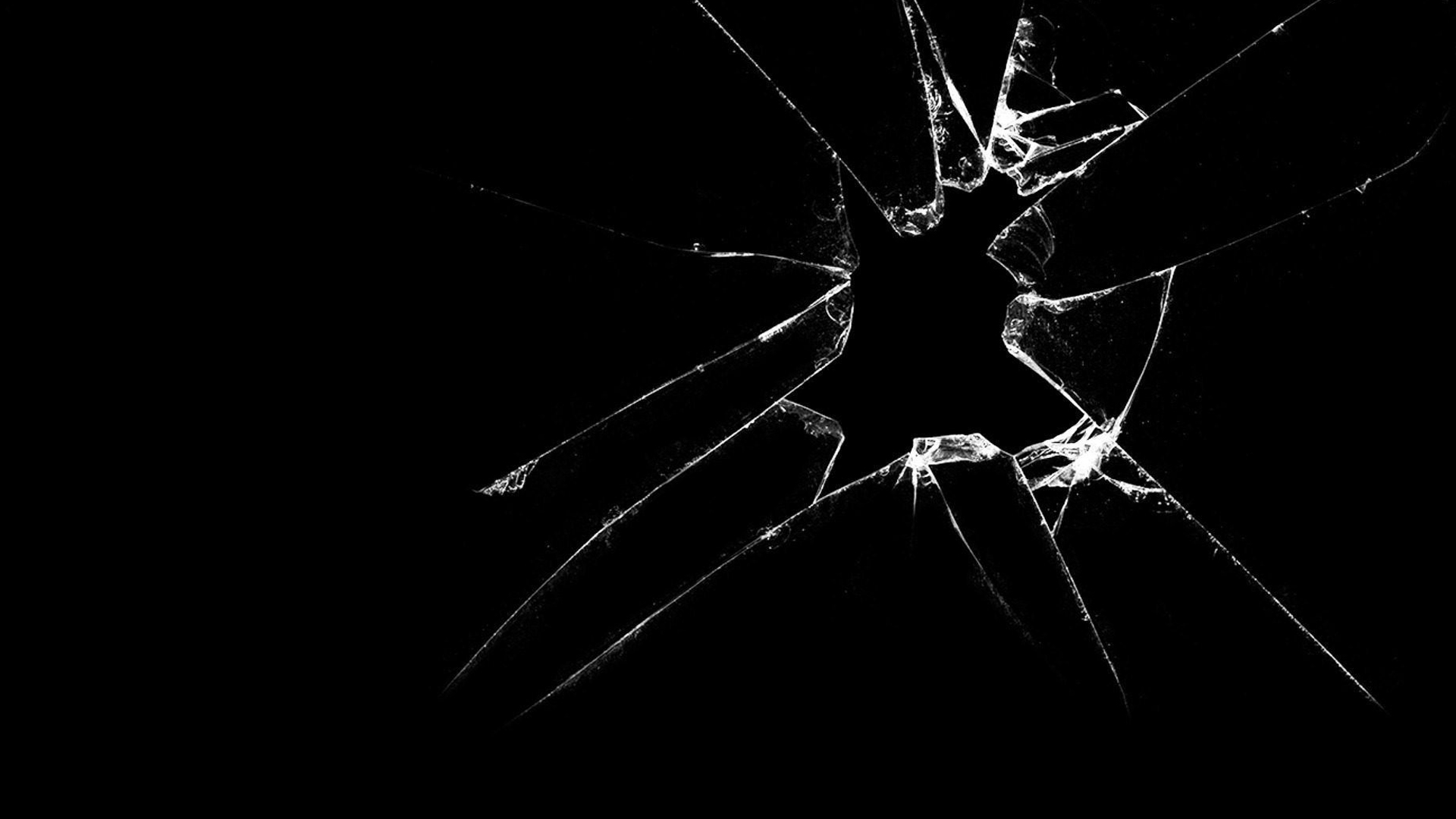 Broken Black Screen HD Broken Screen Wallpaper