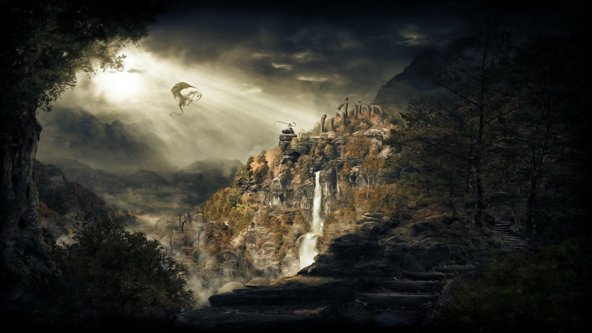 Skyrim HD wallpaper landscape (1920*1080)