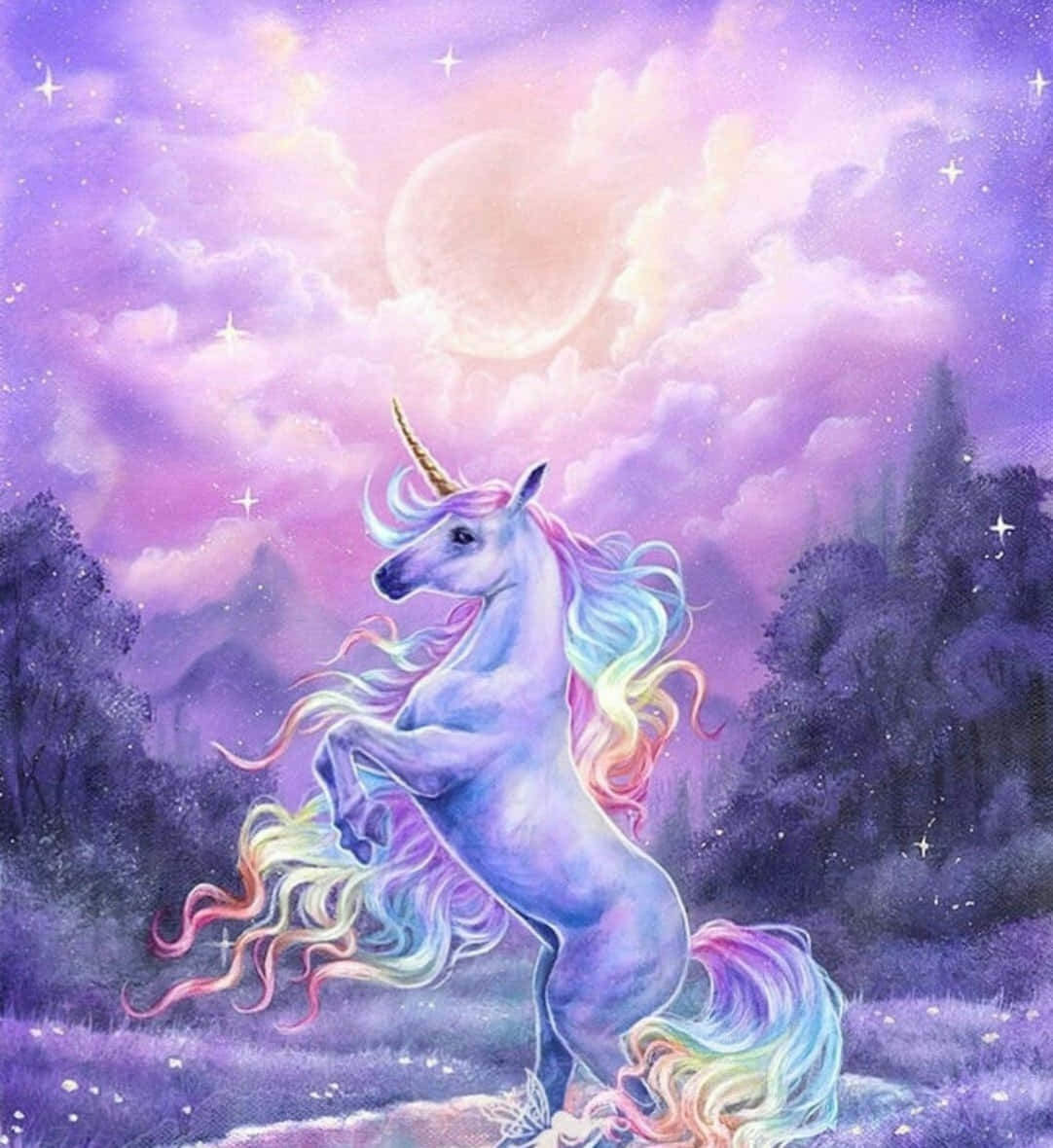 Download Exhilarate your imagination with a Rainbow Unicorn