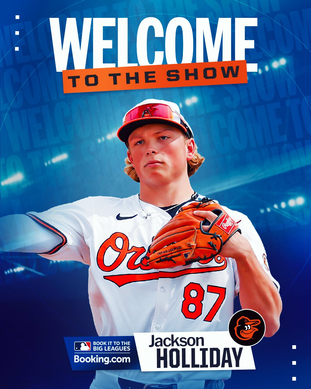 MLB No. 1 prospect in baseball is officially here! Welcome to the Show, Jackson Holliday