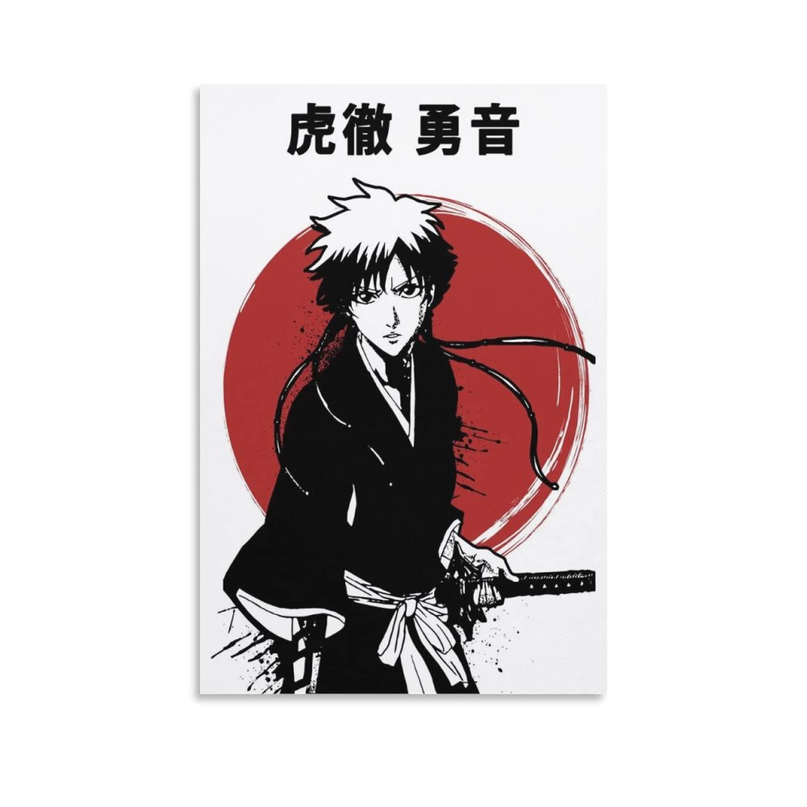 Amazon.co.jp: BLEACH HD Character Poster Isane Kotetsu 1 Canvas Art Poster With Wall Art Photo Print Modern Family Bedroom Decor Poster Unframe Style24x36inch (60x90cm), Home & Kitchen