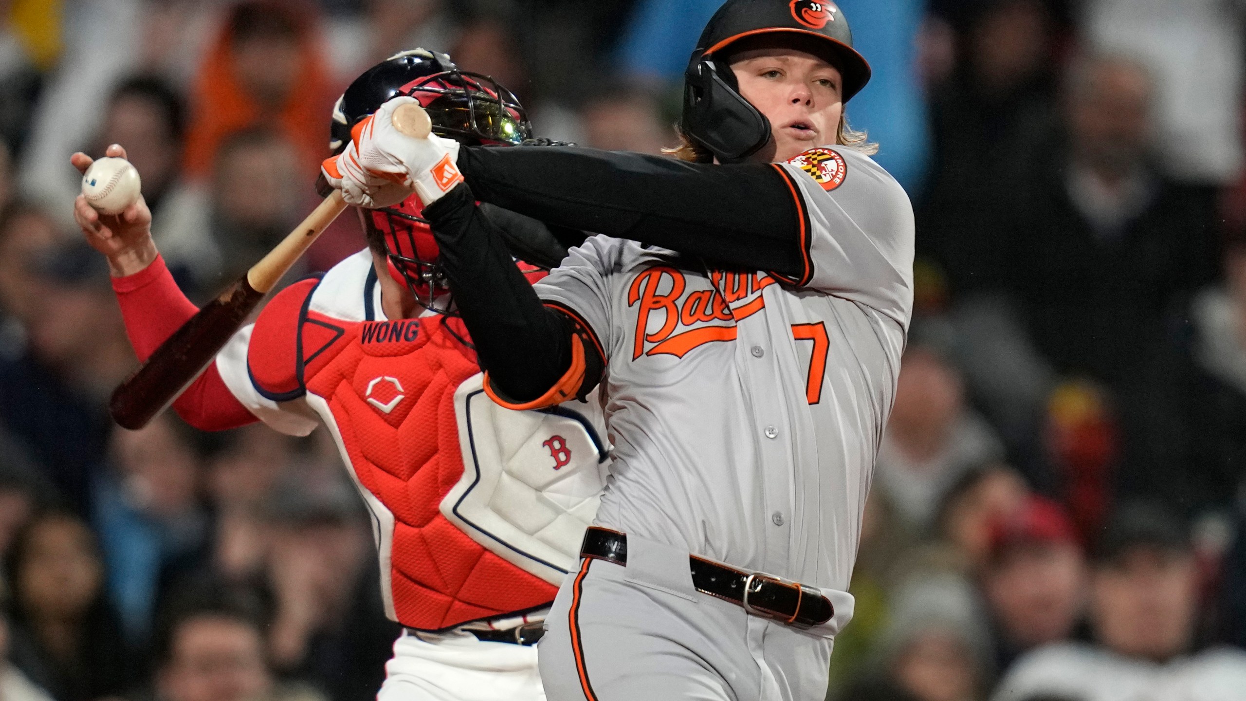Jackson Holliday, Baseball's Top Rated Prospect, Makes MLB Debut For Orioles At Fenway Park