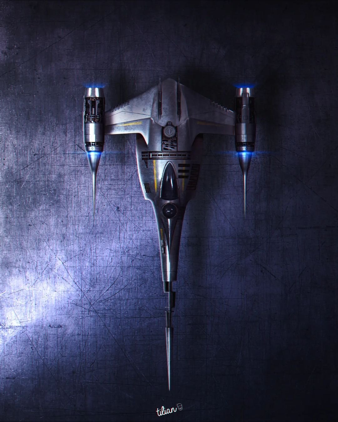 Looking for a mobile wallpaper of Mandos new ship. The Naboo starfighter. Can only find one vertical image. Can anyone assist?