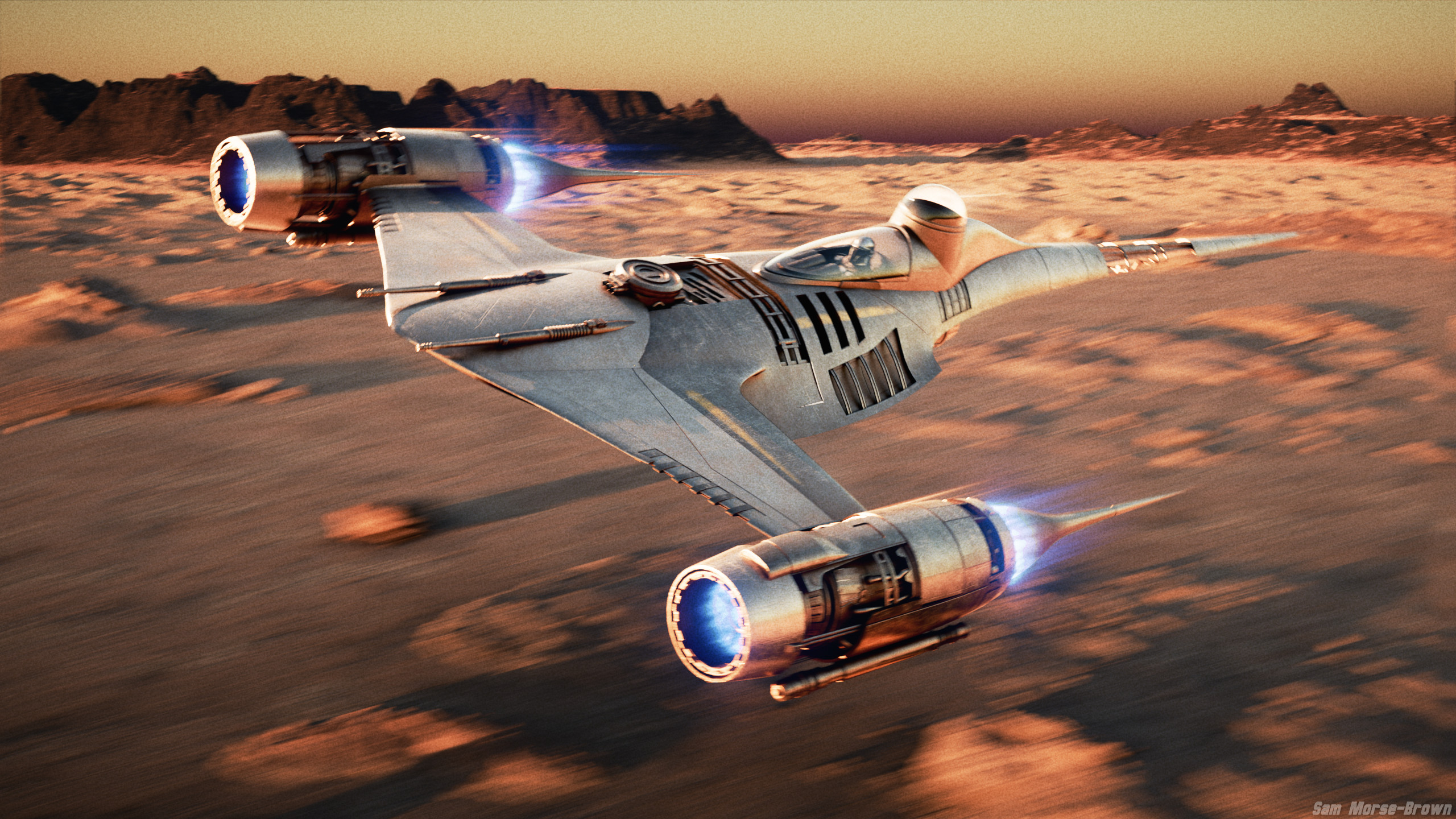 Sam Morse Brown N1 Naboo Starfighter