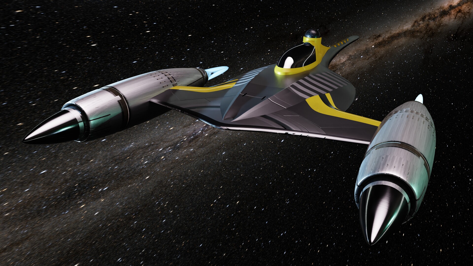 Royal Naboo N 1 Starfighter And Animation