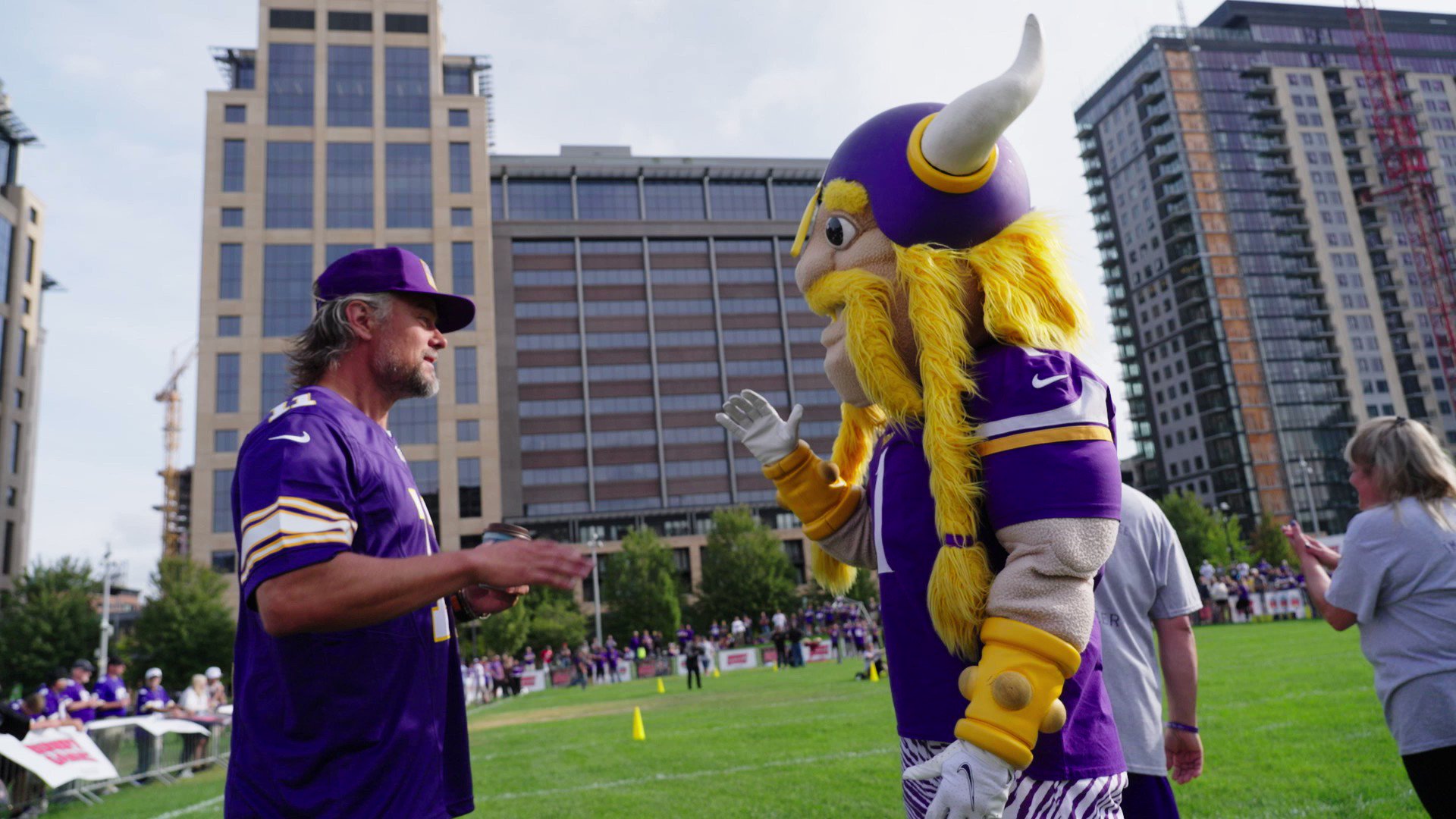 Vikings Host Buddy Games Outside of U.S. Bank Stadium