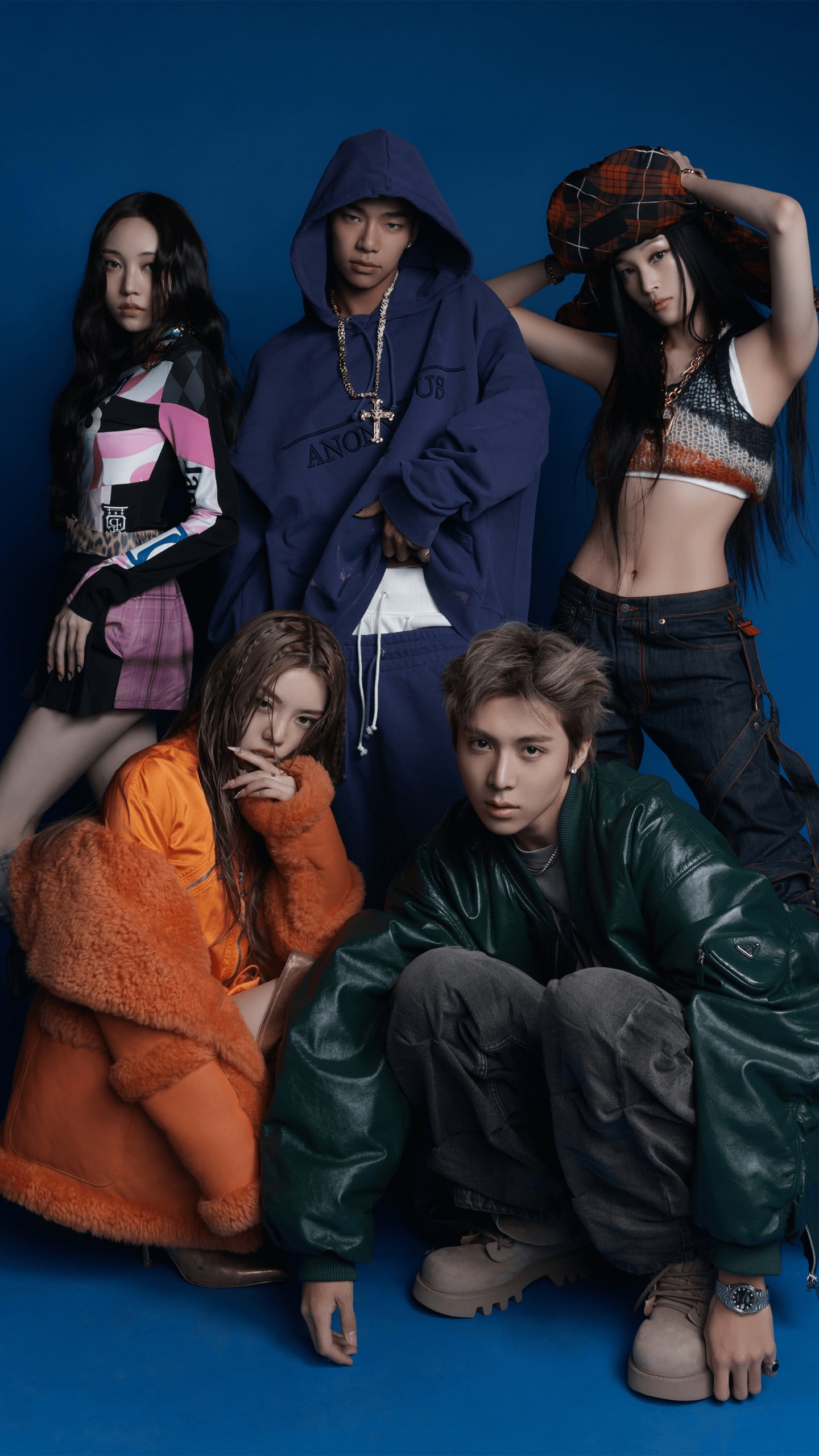 ALLDAY PROJECT Wallpaper 4K, 8K, Blue background