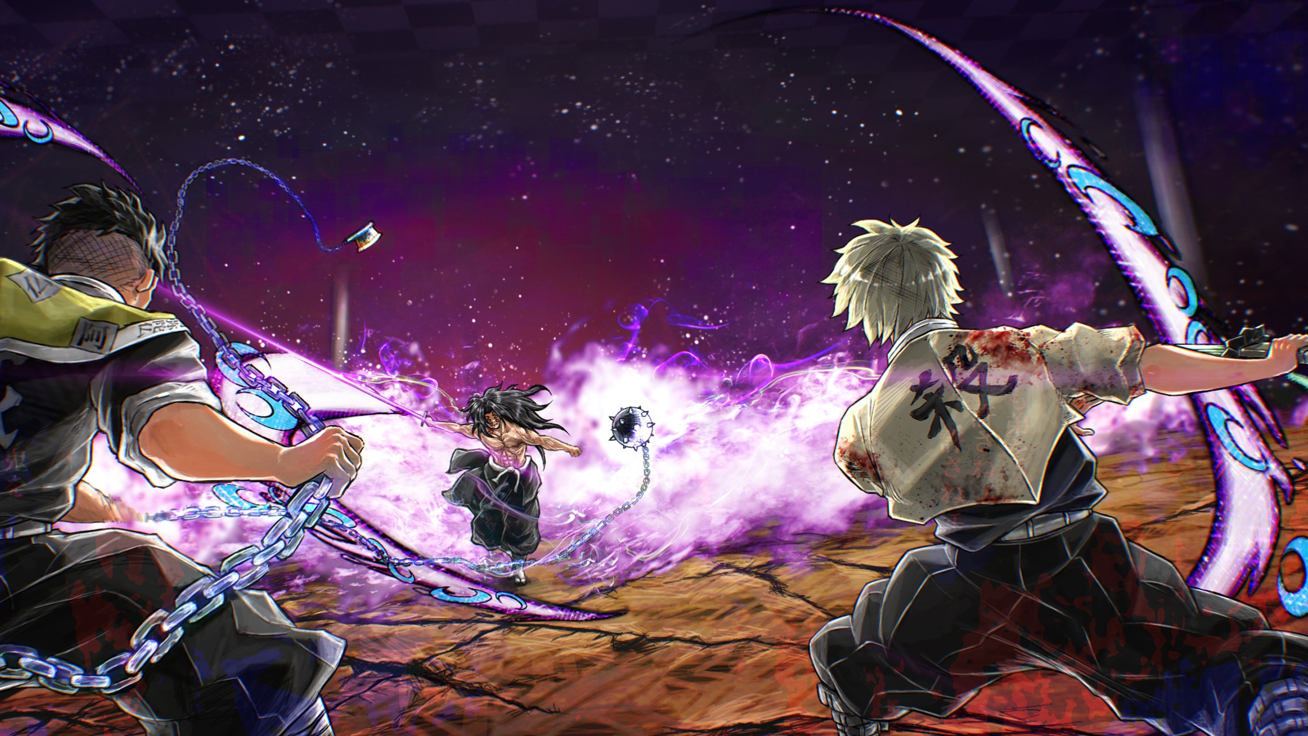 Demon Slayer Gyomei Himejima Muichiro Tokito Sanemi Shinazugawa HD Anime Wallpaper