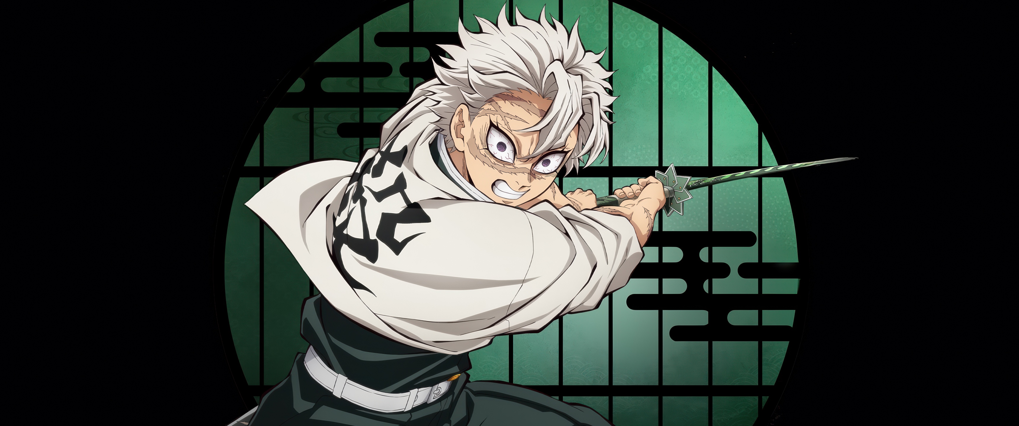 Sanemi Shinazugawa Castle Wallpaper 4K, 5K, Anime movie