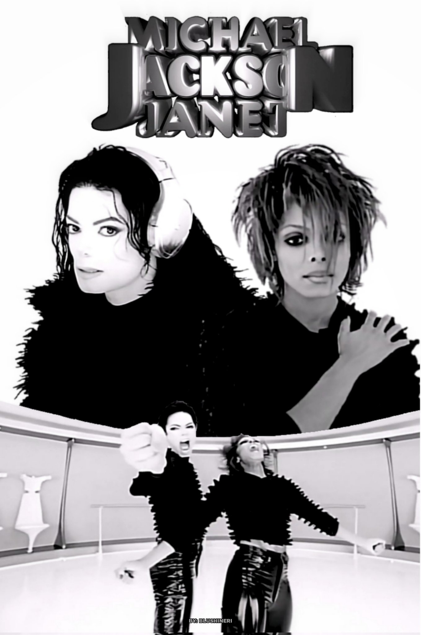 Erisa. fan acc Jackson and Janet Jackson, poster by me!