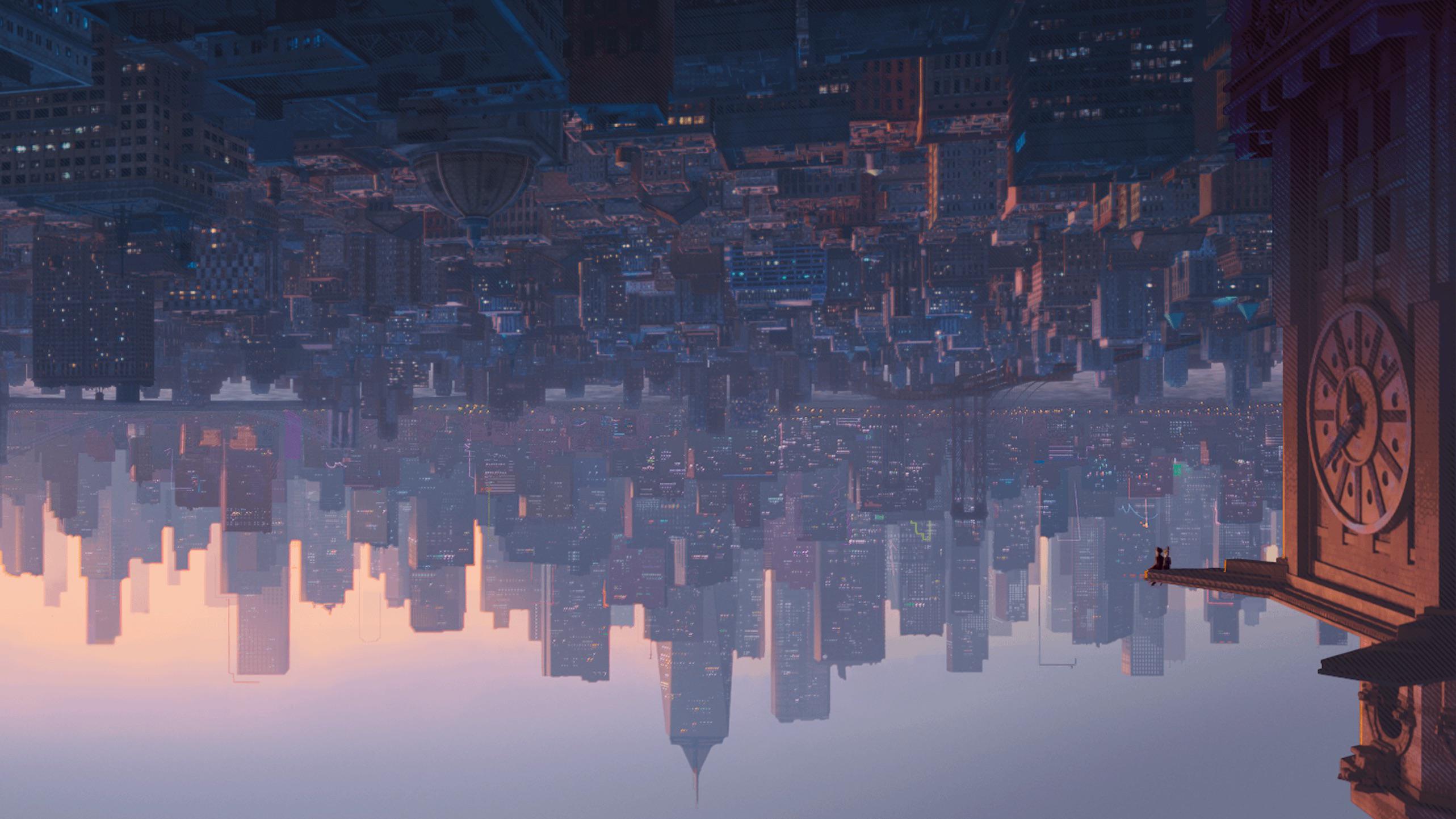 Miles and Gwen on the Williamsburg Bank Building [2565x1442]