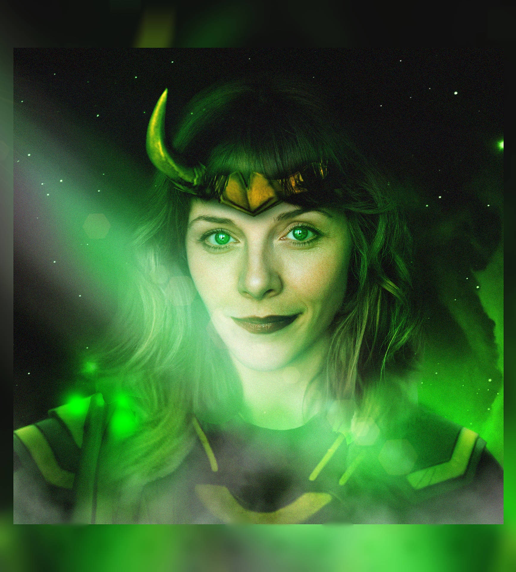 Download Sylvie Loki Green Eyes Wallpaper