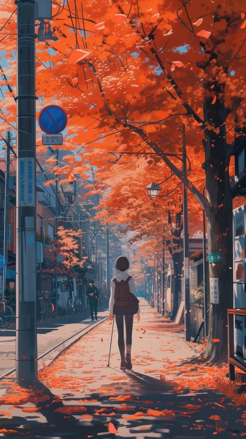 Aesthetic Anime City Sky Image Wallpaper