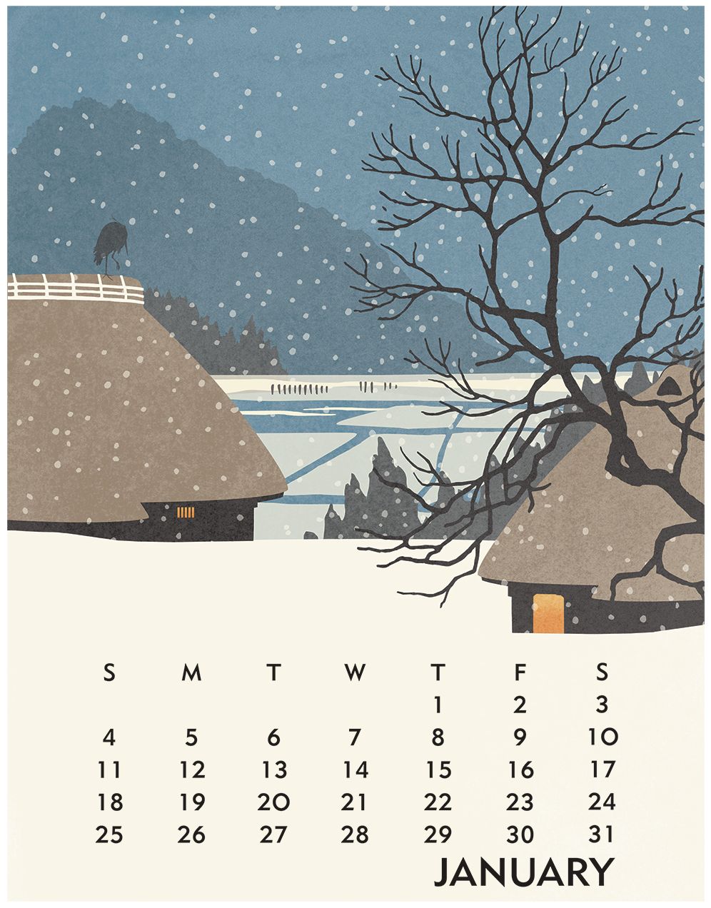 Linnea Design 2026 11 x 14 Poster Calendar