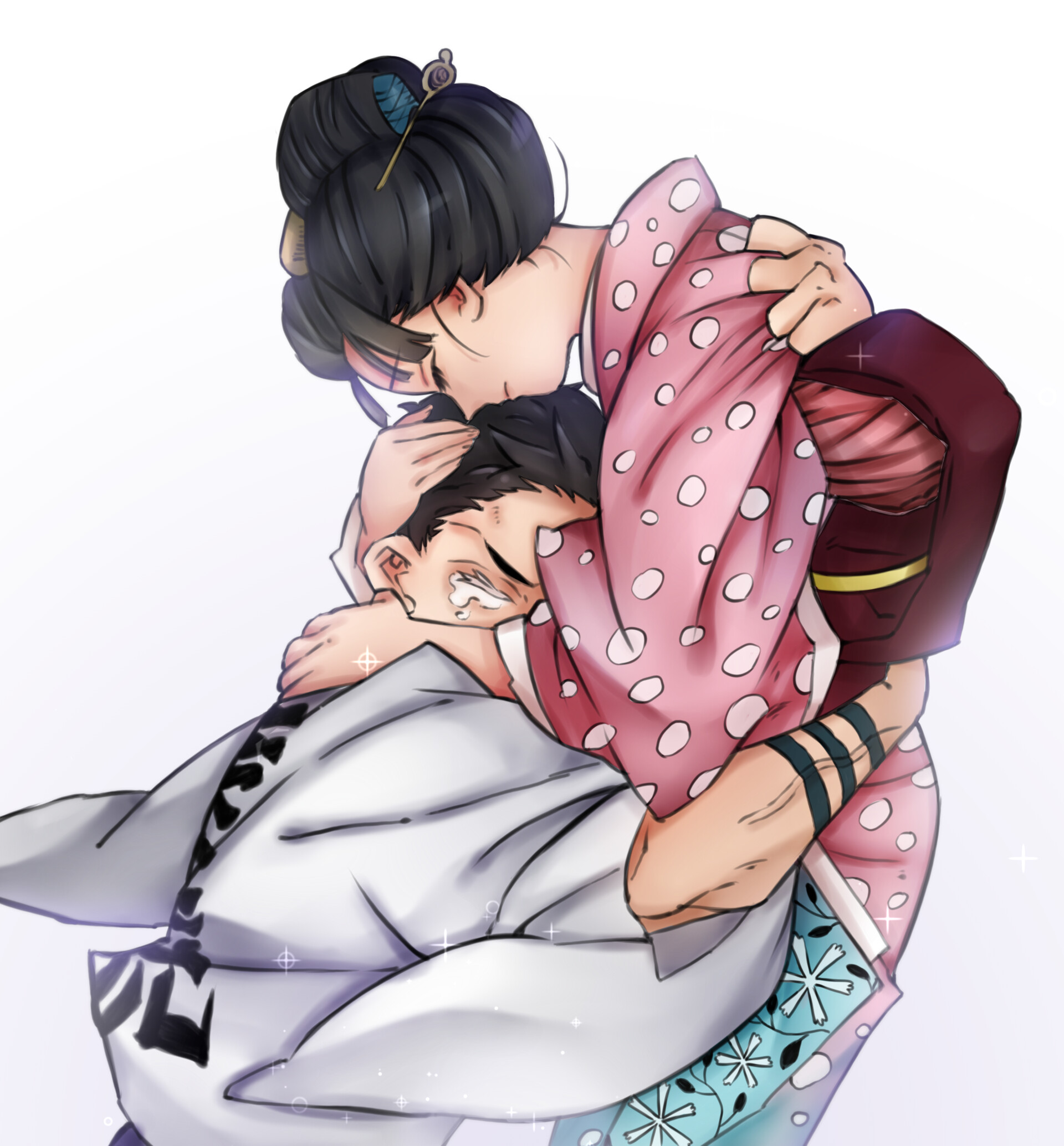 Akaza and Koyuki Moment