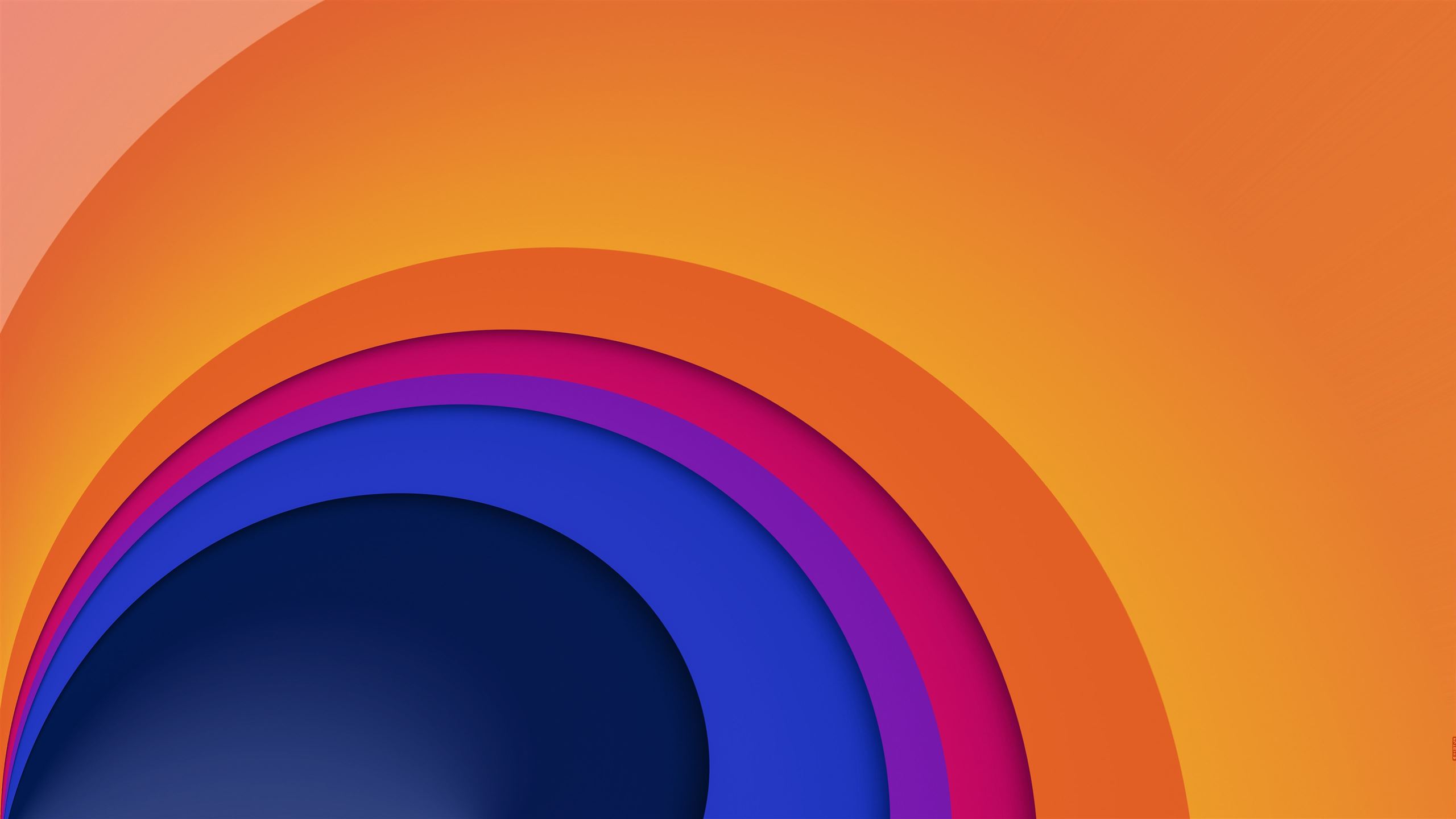 gradient circle 8k MacBook Air Wallpaper Download