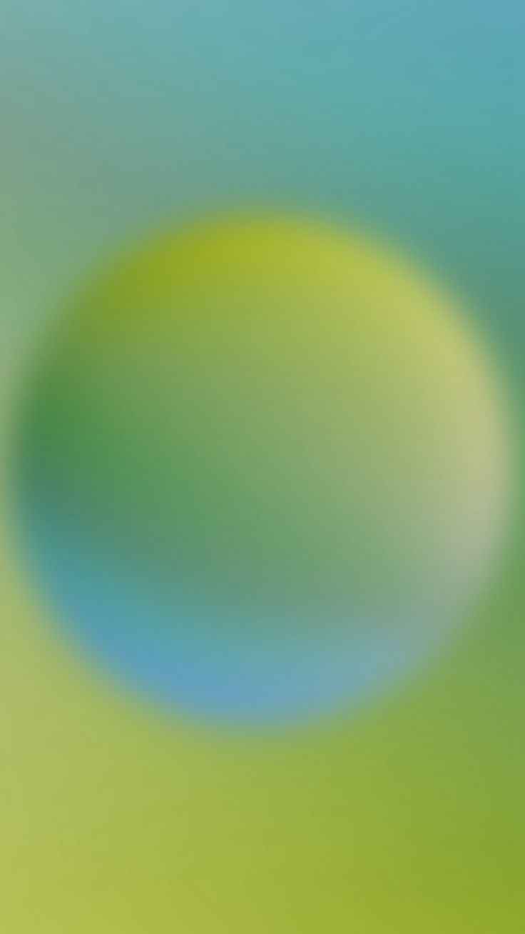 Green Circle Blur Gradation iPhone 8 Wallpaper