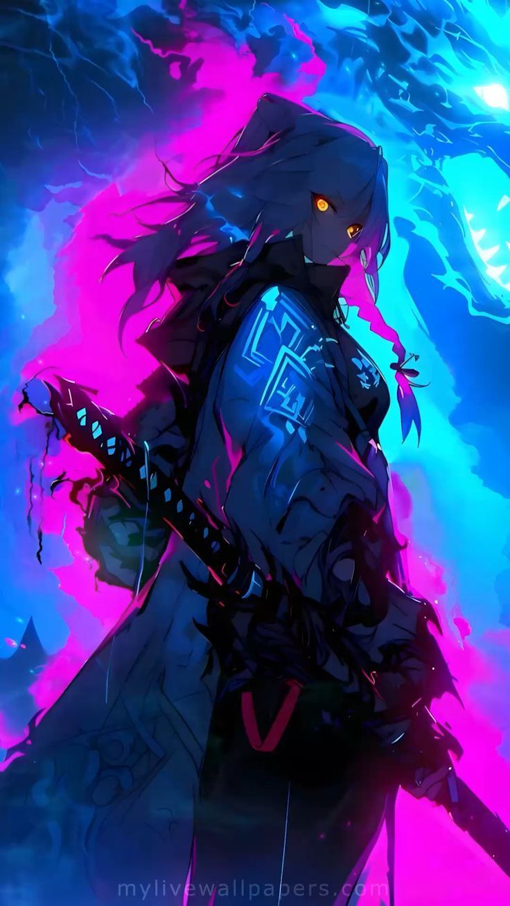 NEON BEAST GIRL LIVE WALLPAPER