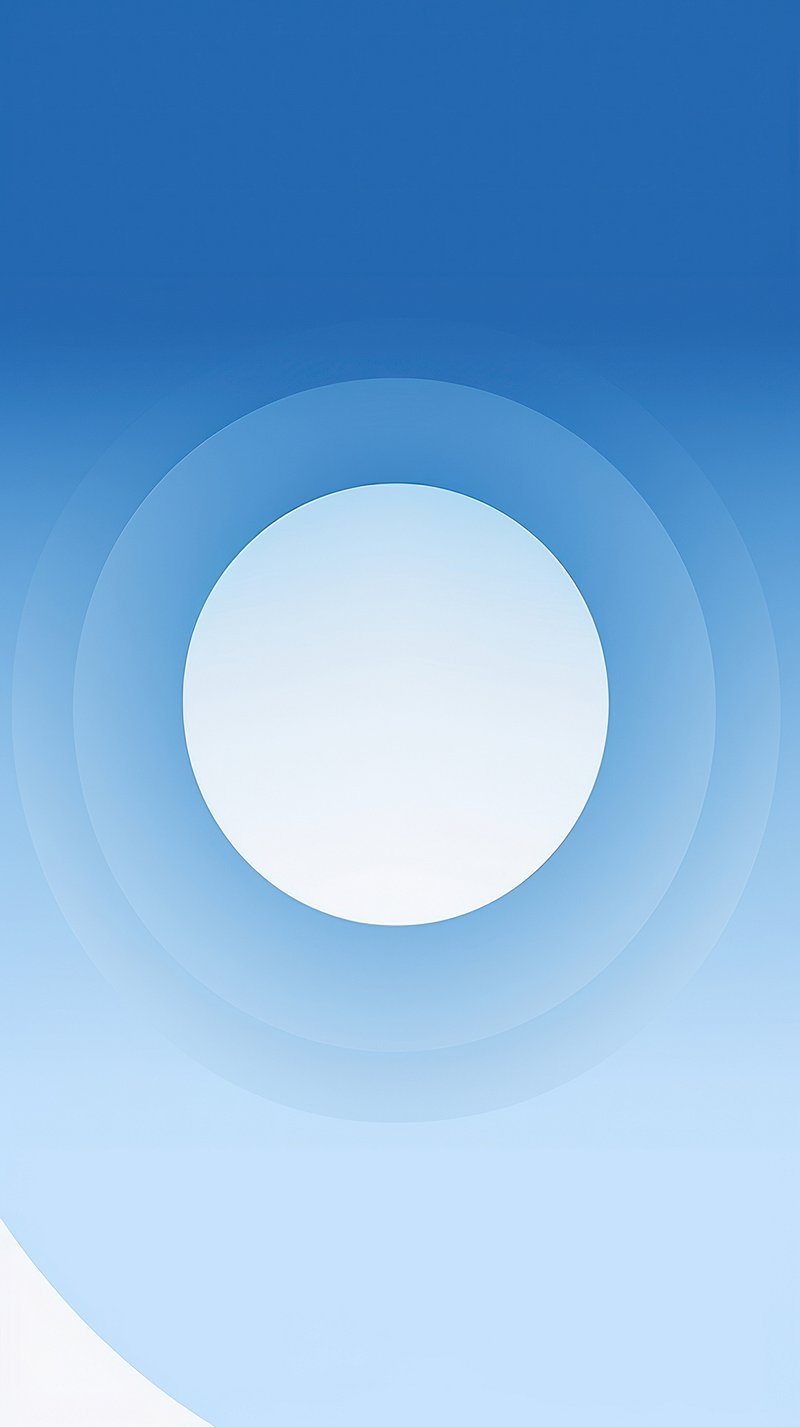 Blue White circle Noise Gradient. Free Photo Illustration