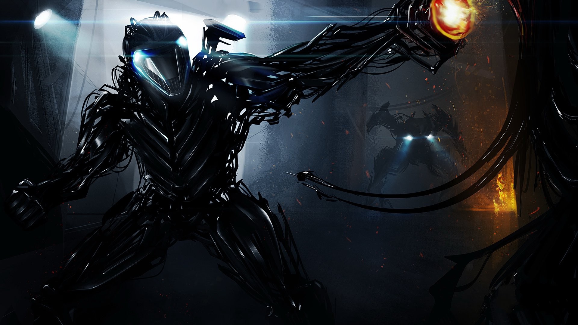 robot, Technology, Digital Art Wallpaper HD / Desktop and Mobile Background