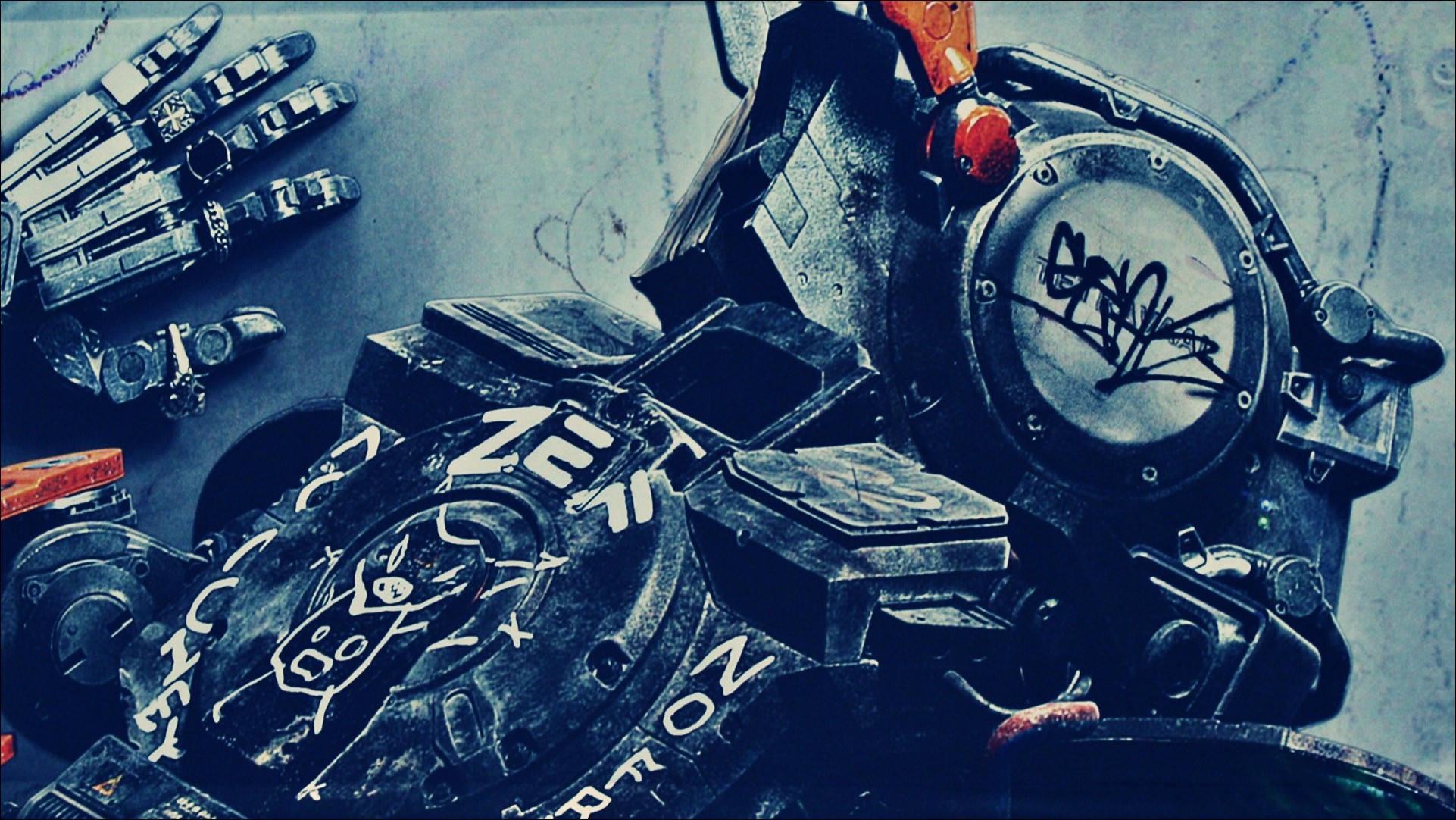 Chappie Movie HD Wallpaper Robot Design