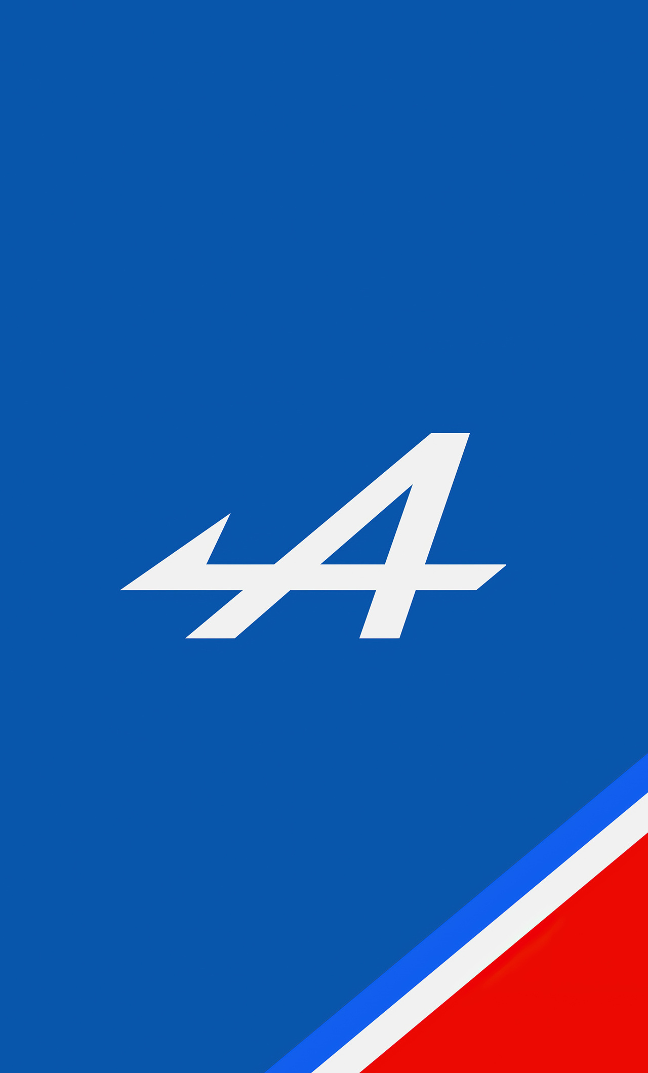Alpine F1 Logo Minimal iPhone , HD 4k Wallpaper, Image, Background, Photos and Picture