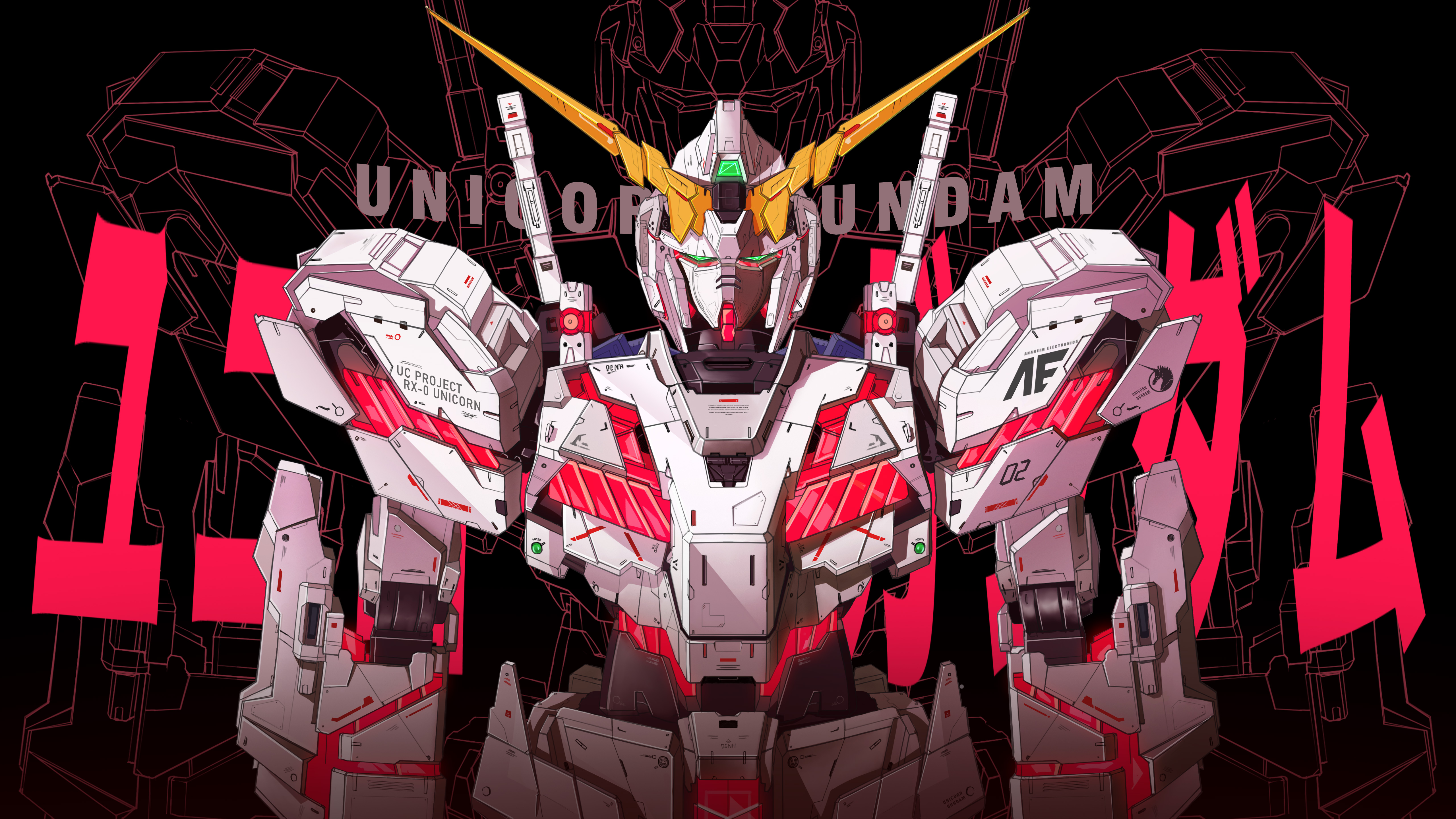 Unleash the Legend: 4K Ultra HD Gundam Unicorn Wallpaper