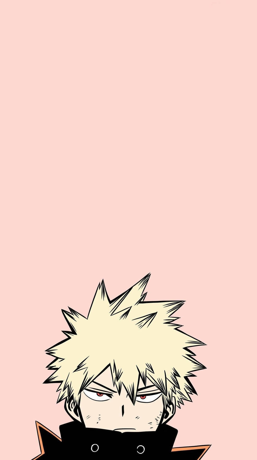 Download Cute Bakugou My Hero Academia Pink Aesthetic Wallpaper