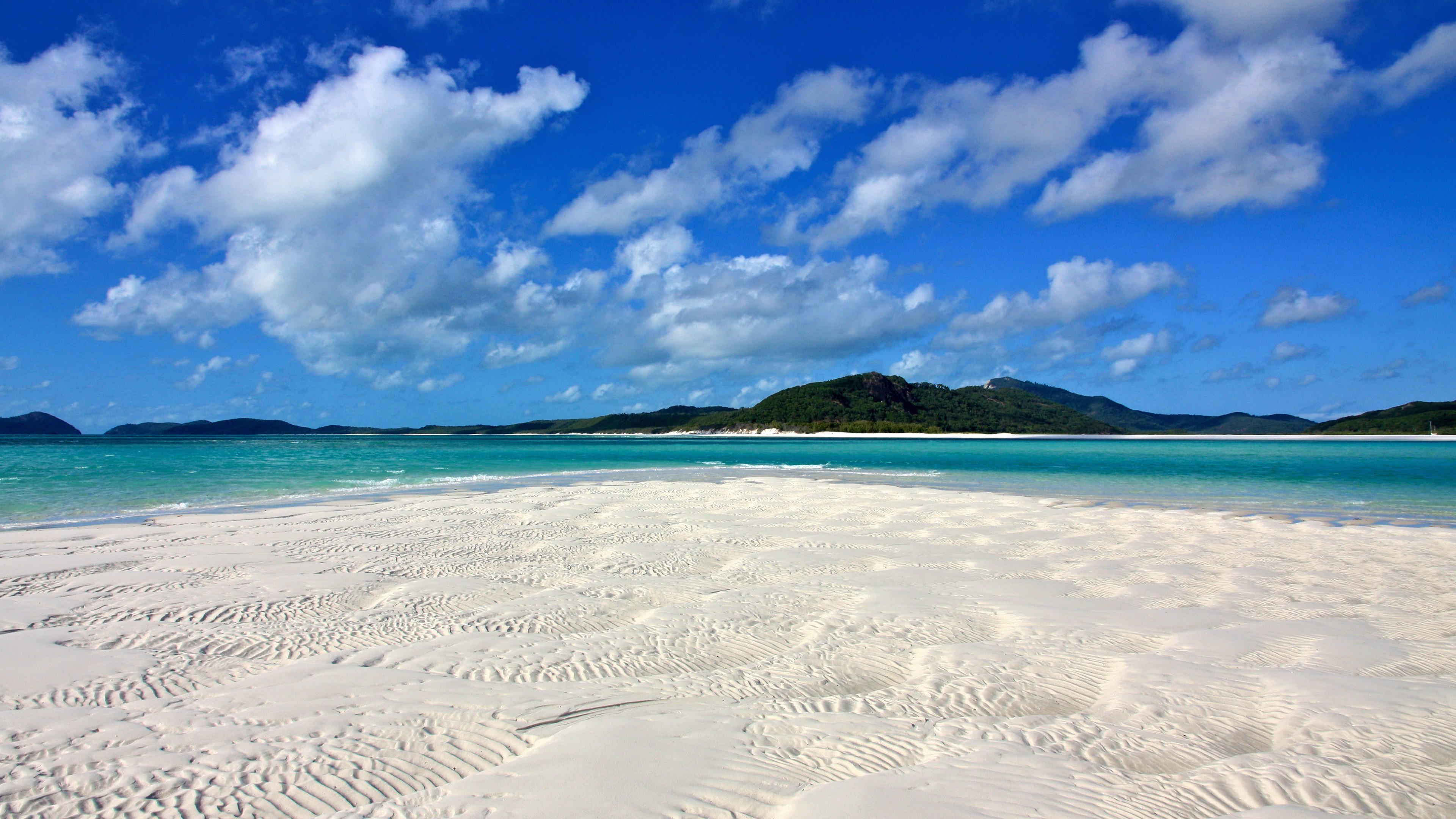 Whitehaven Beach, Whitsunday Island Wallpaper 4k for Desktop