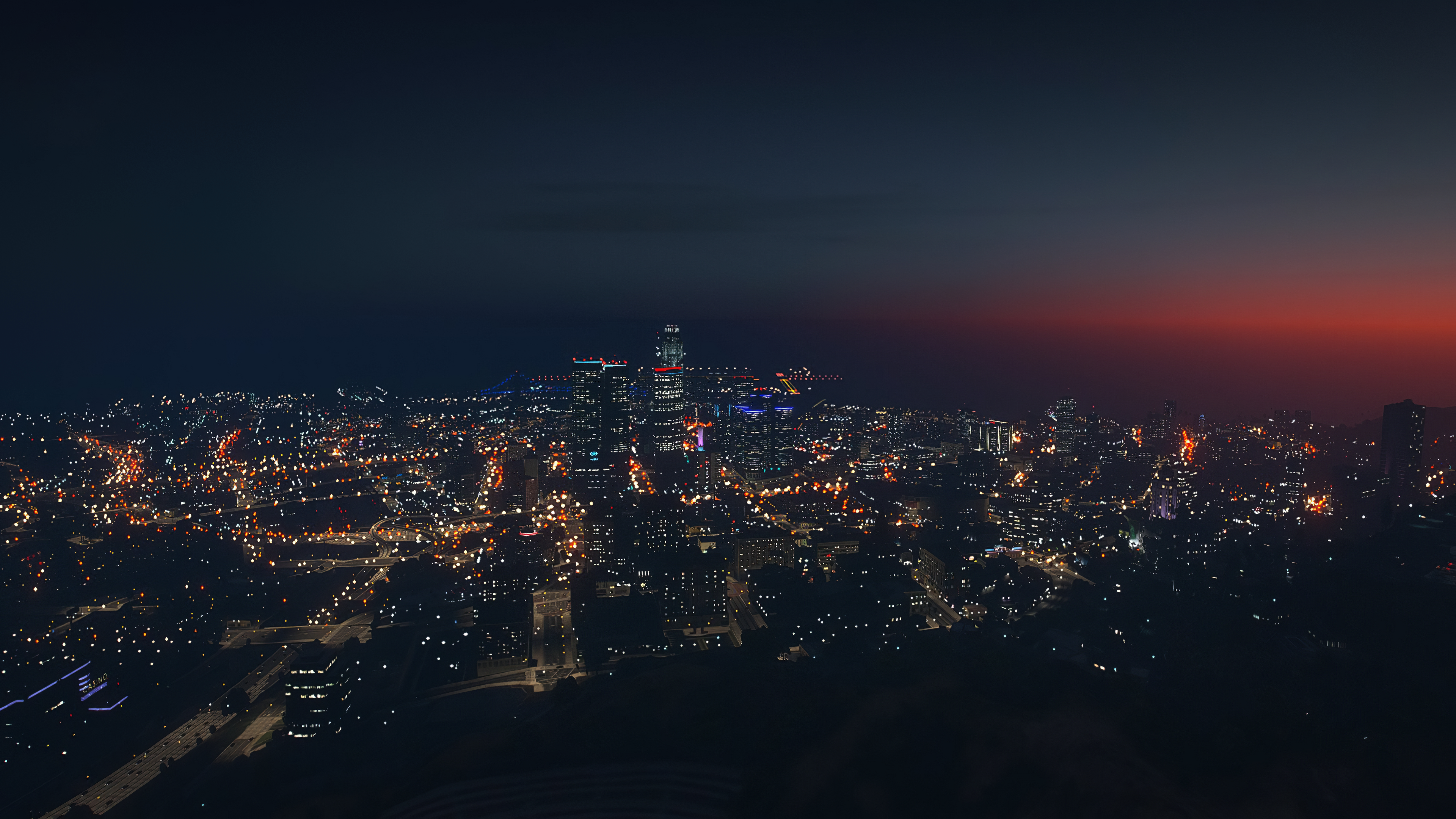 Dusk Of GTA V By U Zeusan99 [3840x2160]