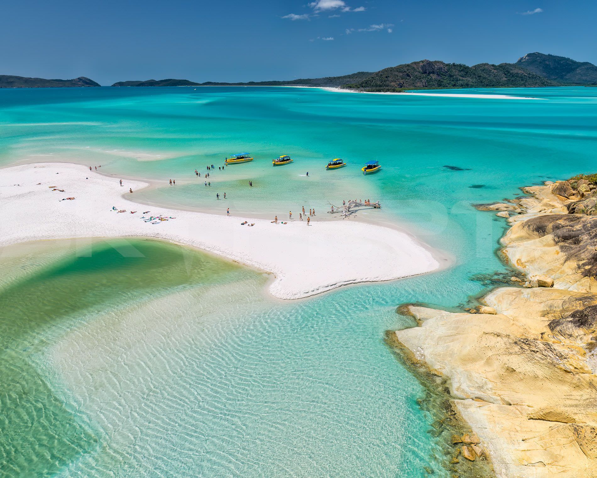 Bright Day at Whitehaven Beach