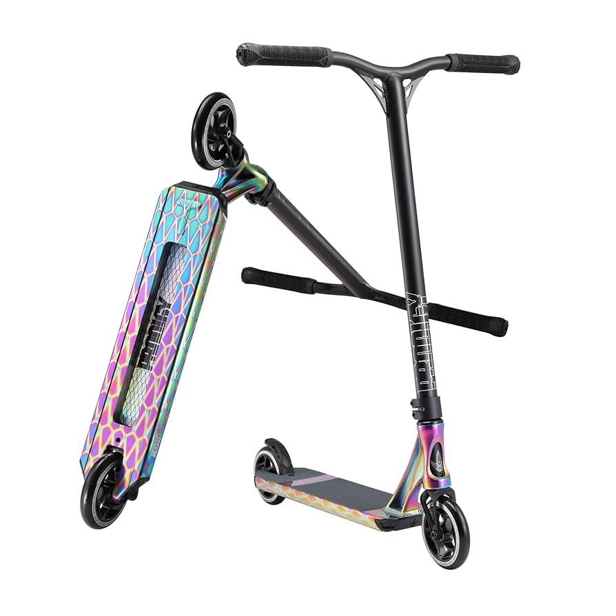 Envy Scooters Prodigy S9 Pro Scooters Stunt Scooter for Beginner, Intermediate or Advanced Trick Scooter Riders. Perfect Scooter for Adults, Teens and Kids Ages 8 and up. (Oil Slick)