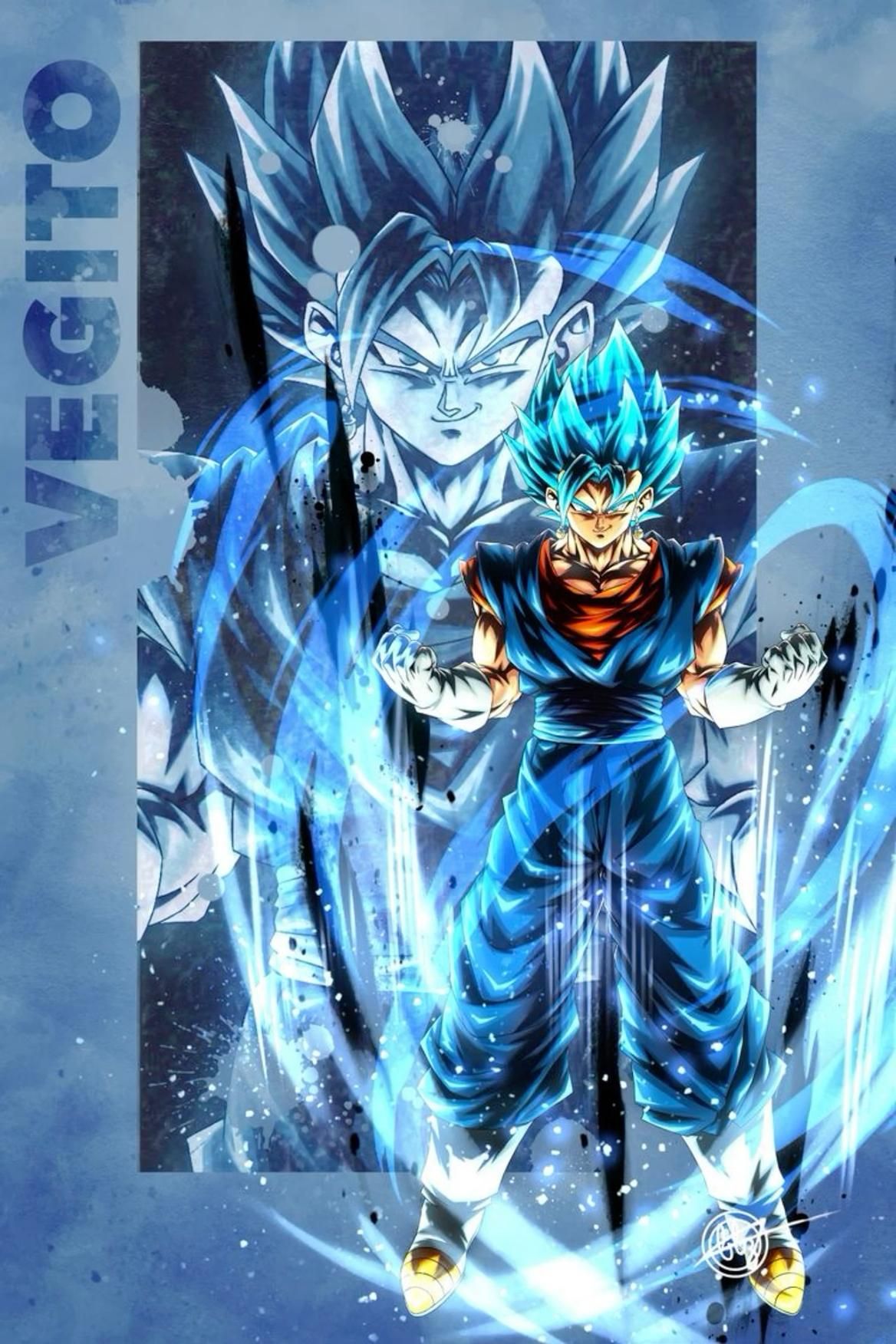 Vegito ideas. dragon ball super, anime dragon ball, dragon ball art