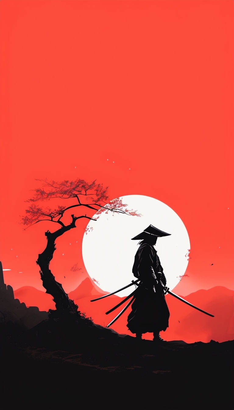 Free and customizeable oil painting of young handsome japanese brazilian emperor on the black throne