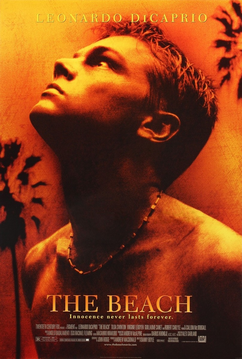The Beach movie poster Dicaprio poster, 11 x 17 inches
