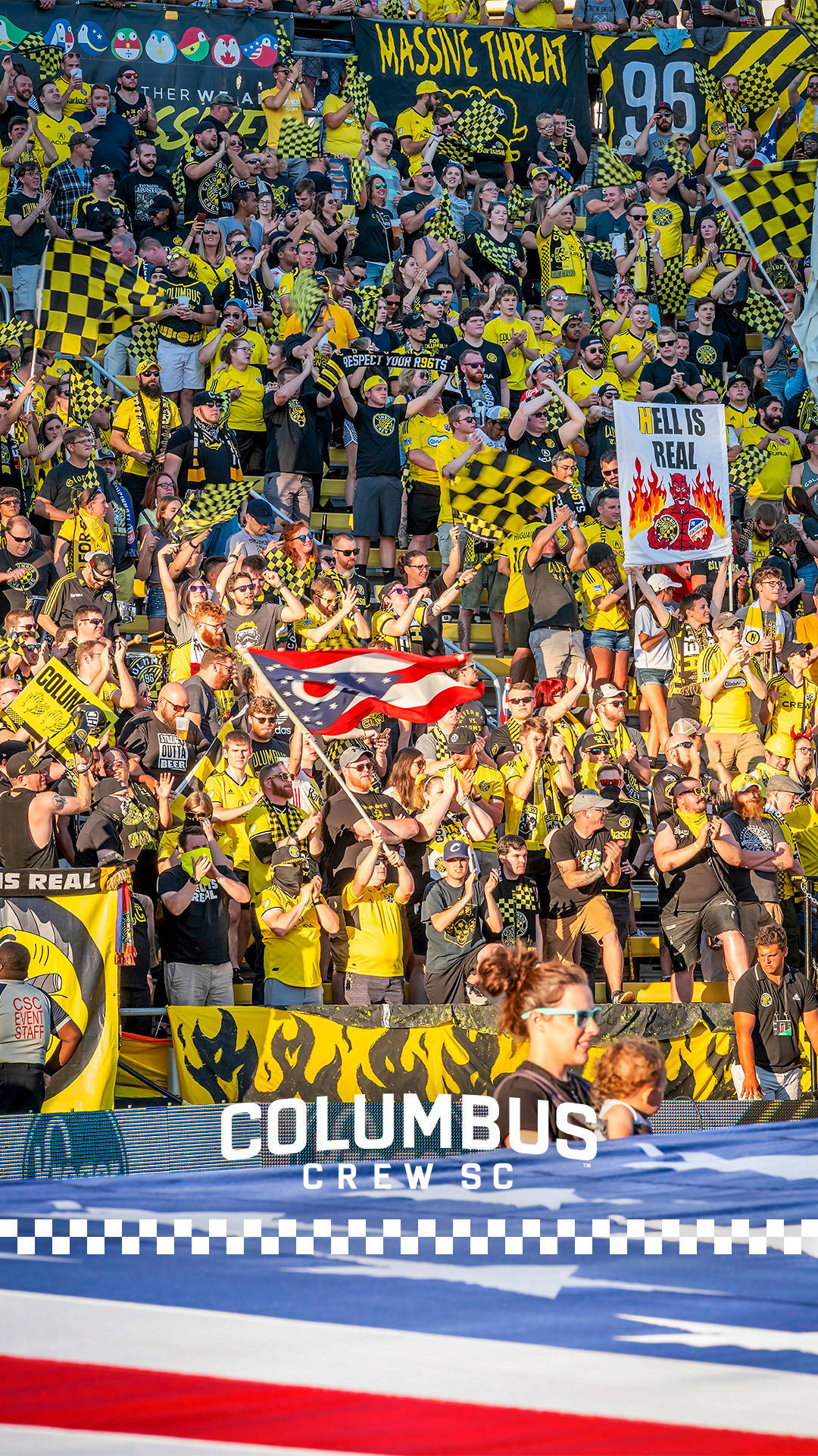Download The Fans Of Columbus Crew Wallpaper