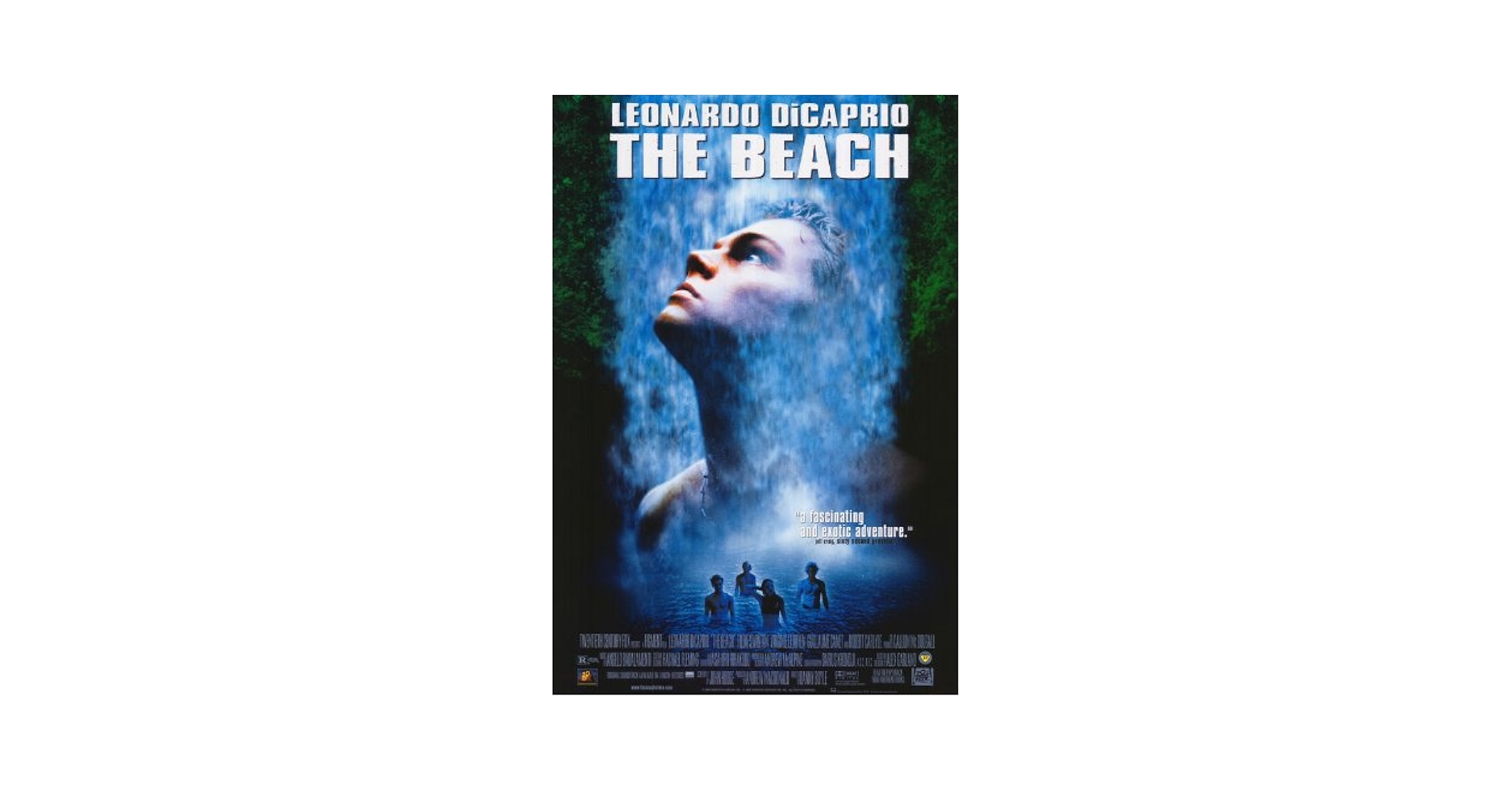 The Beach Movie Poster (27 x 40 Inches x 102cm) Style C -(Leonardo Dicaprio)(Tilda Swinton)(Virginie Ledoyen)(Guillaume Canet)(Robert Carlyle)(Paterson Joseph): Prints: Posters & Prints