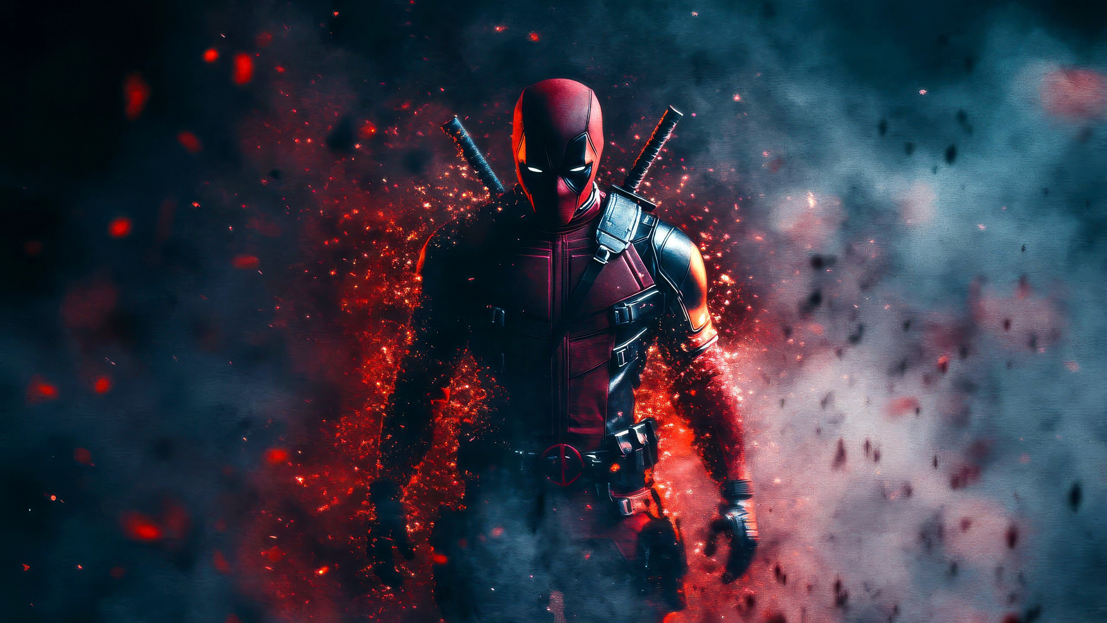Deadpool Digital Art Wallpaper 4k for Desktop