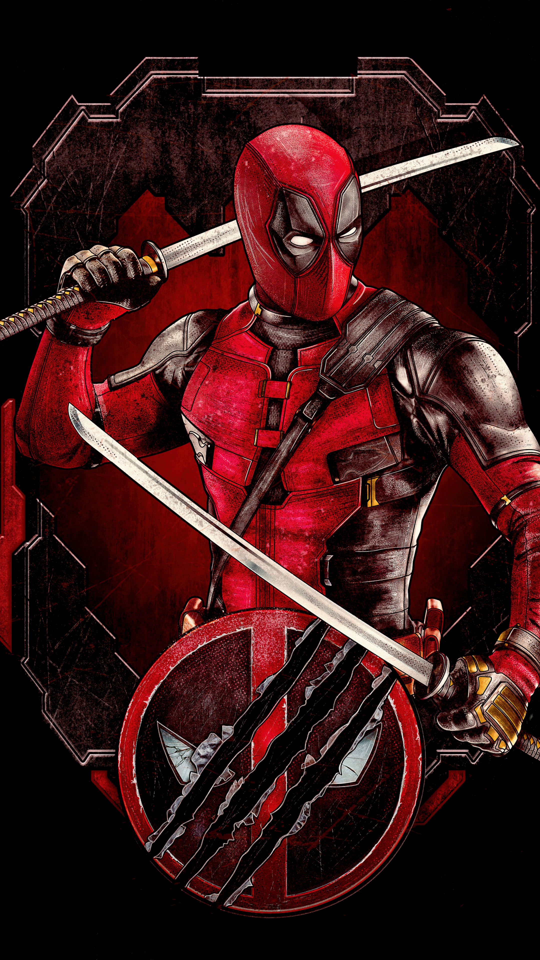 Deadpool & Wolverine Wallpaper 4K, Deadpool, Movie poster