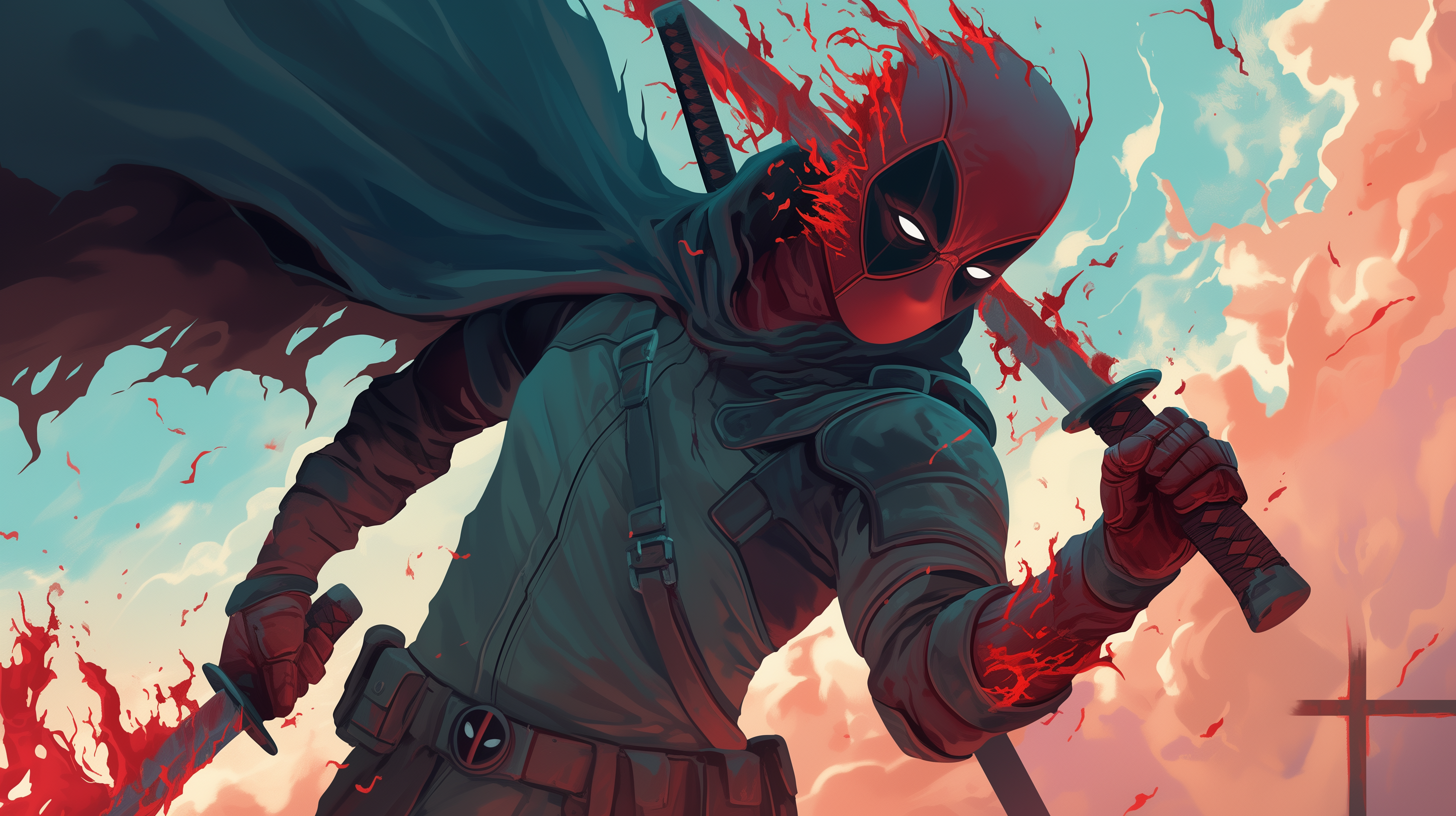 Epic Deadpool HD Wallpaper for Comic Fans