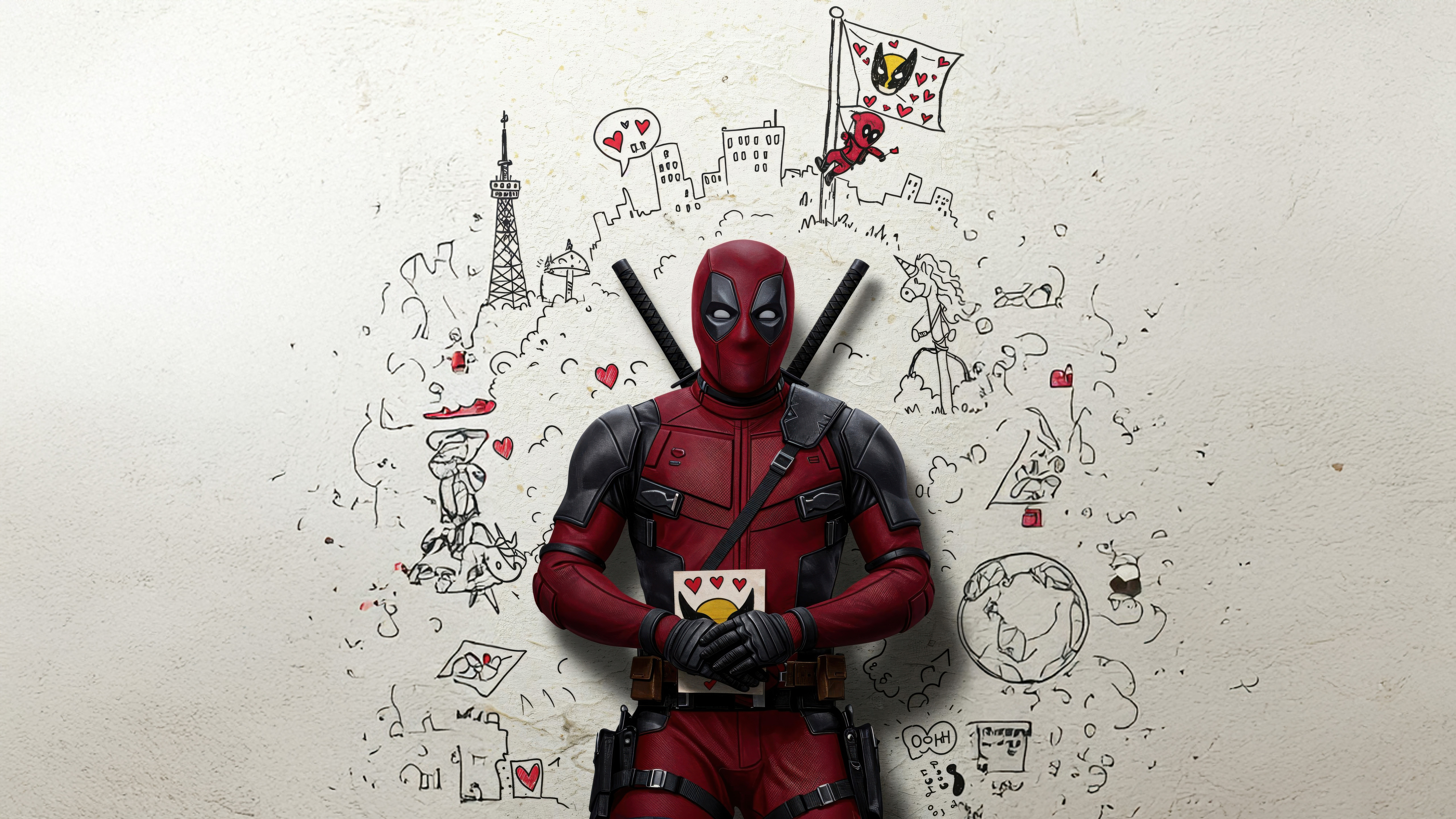Download Deadpool & Wolverine 4k Ultra HD Wallpaper
