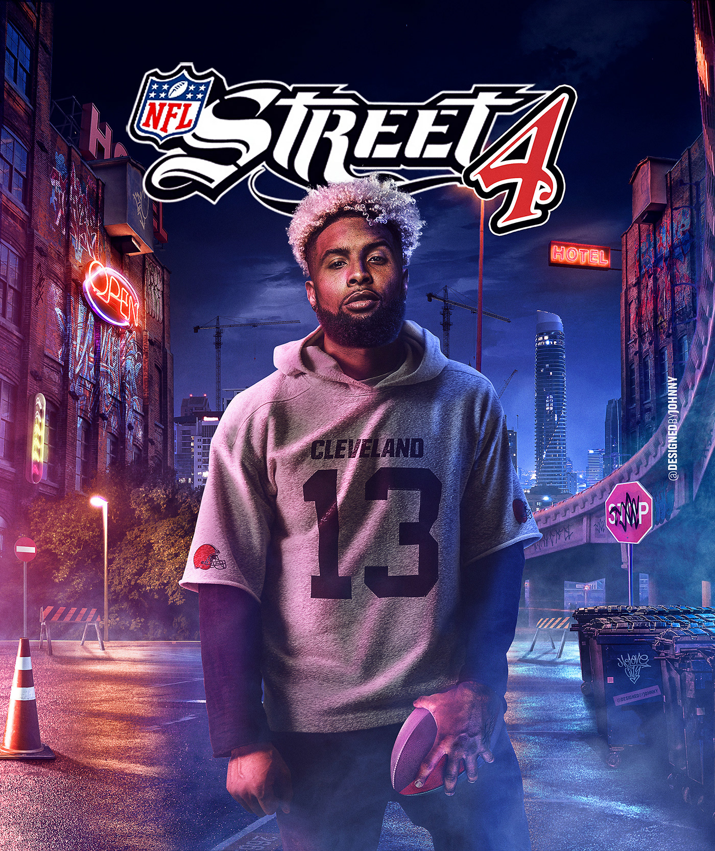 NFL Street 4 Cover. Image - Behance
