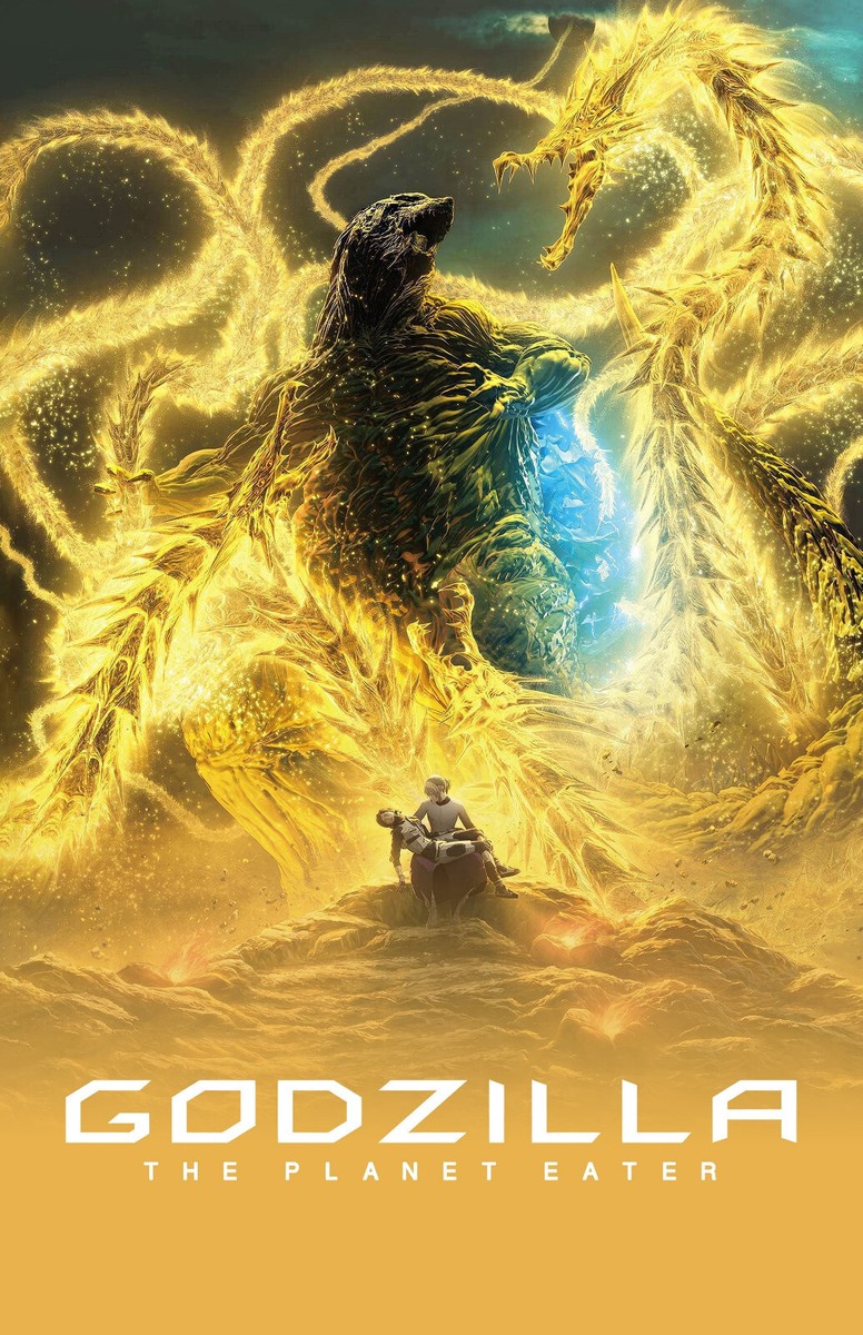 AA1675 Godzilla The Planet Eater Film 2018 Anime Movie Poster 11x17