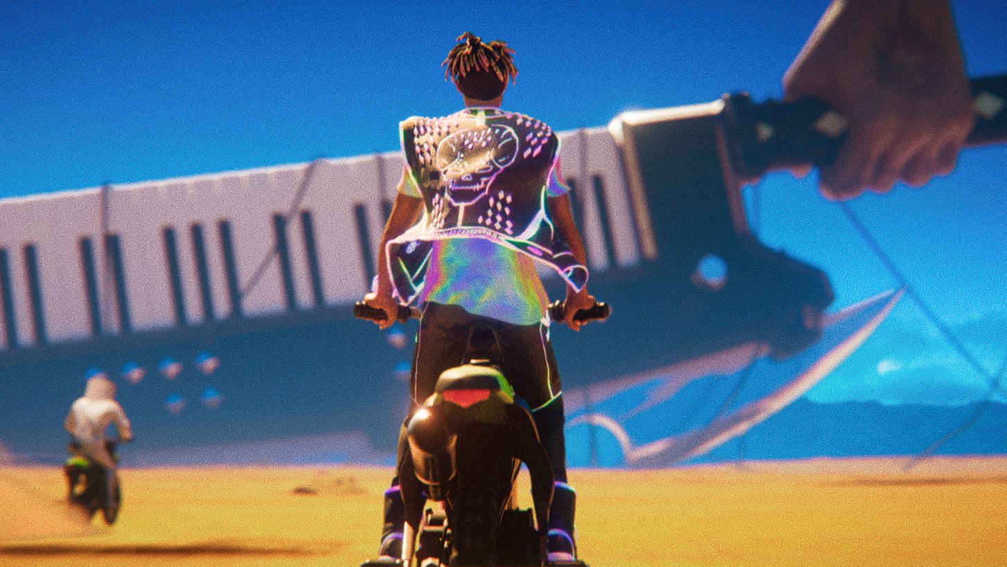 CRCR Drop Juice WRLD Empty Out Your Pockets (Official Fortnite Music Video) design, Motion design